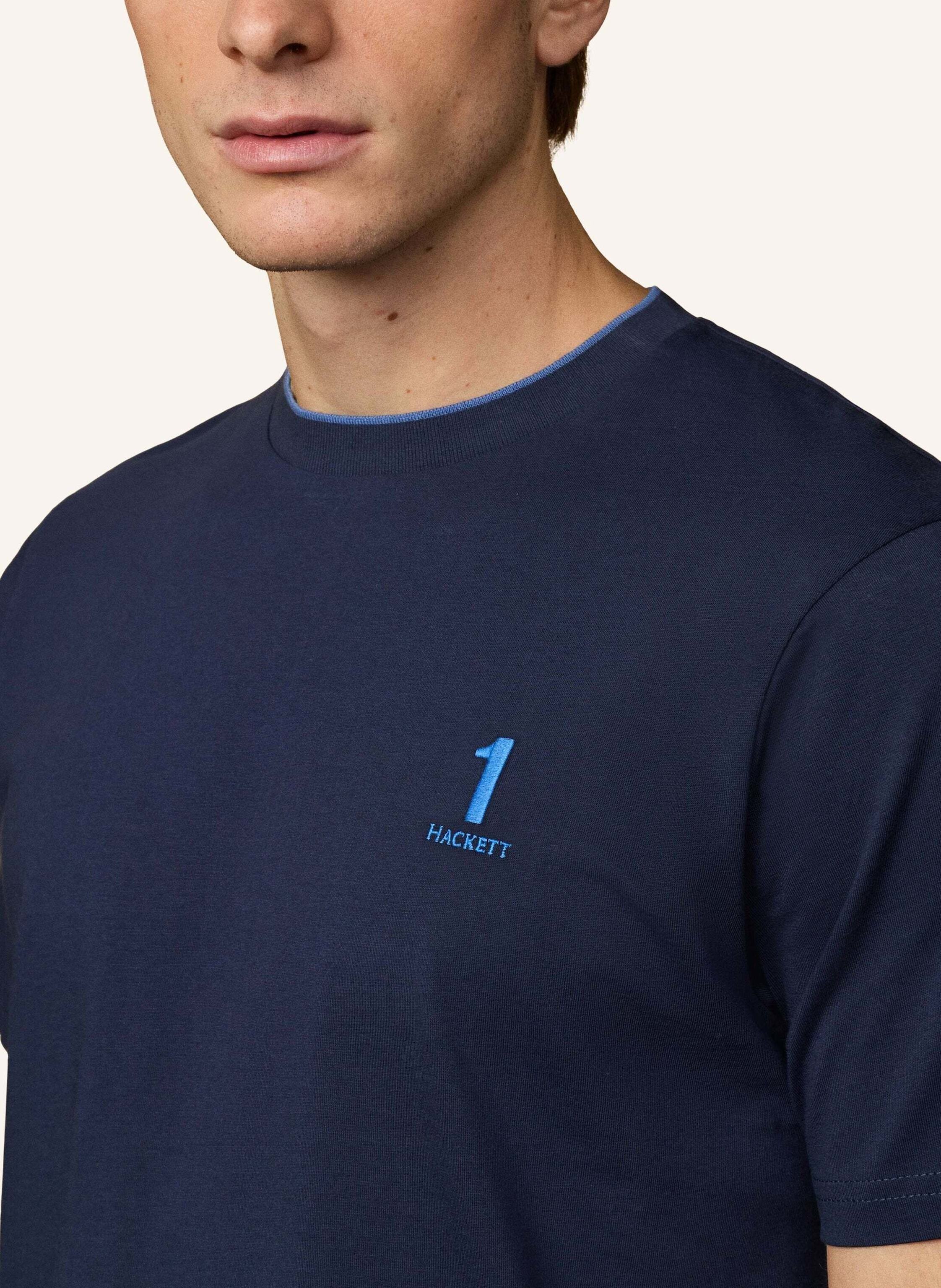 Thumbnail - Hackett London T-Shirt Heritage Nbr Tee blau