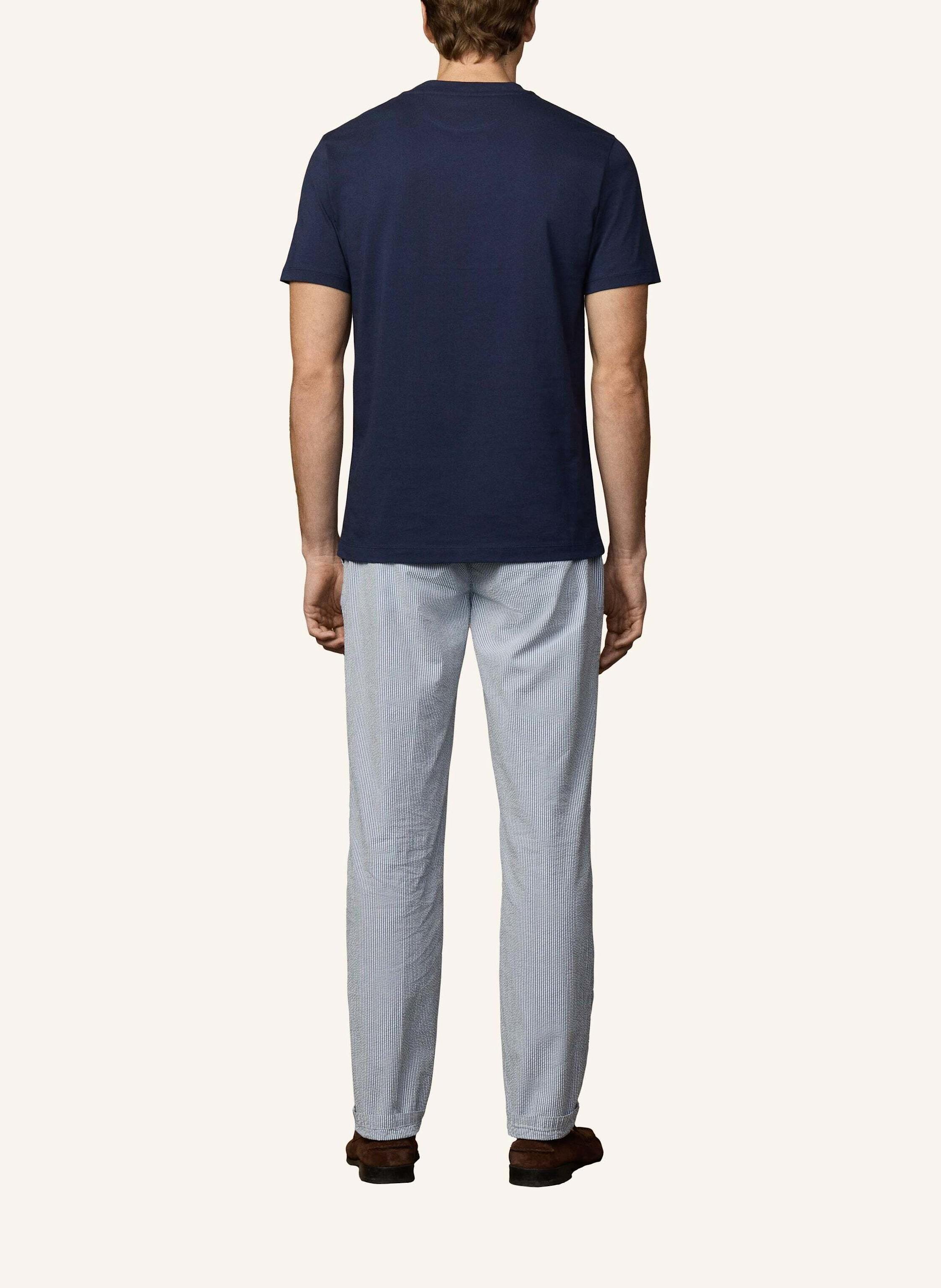 Thumbnail - Hackett London T-Shirt Heritage Nbr Panel T blau