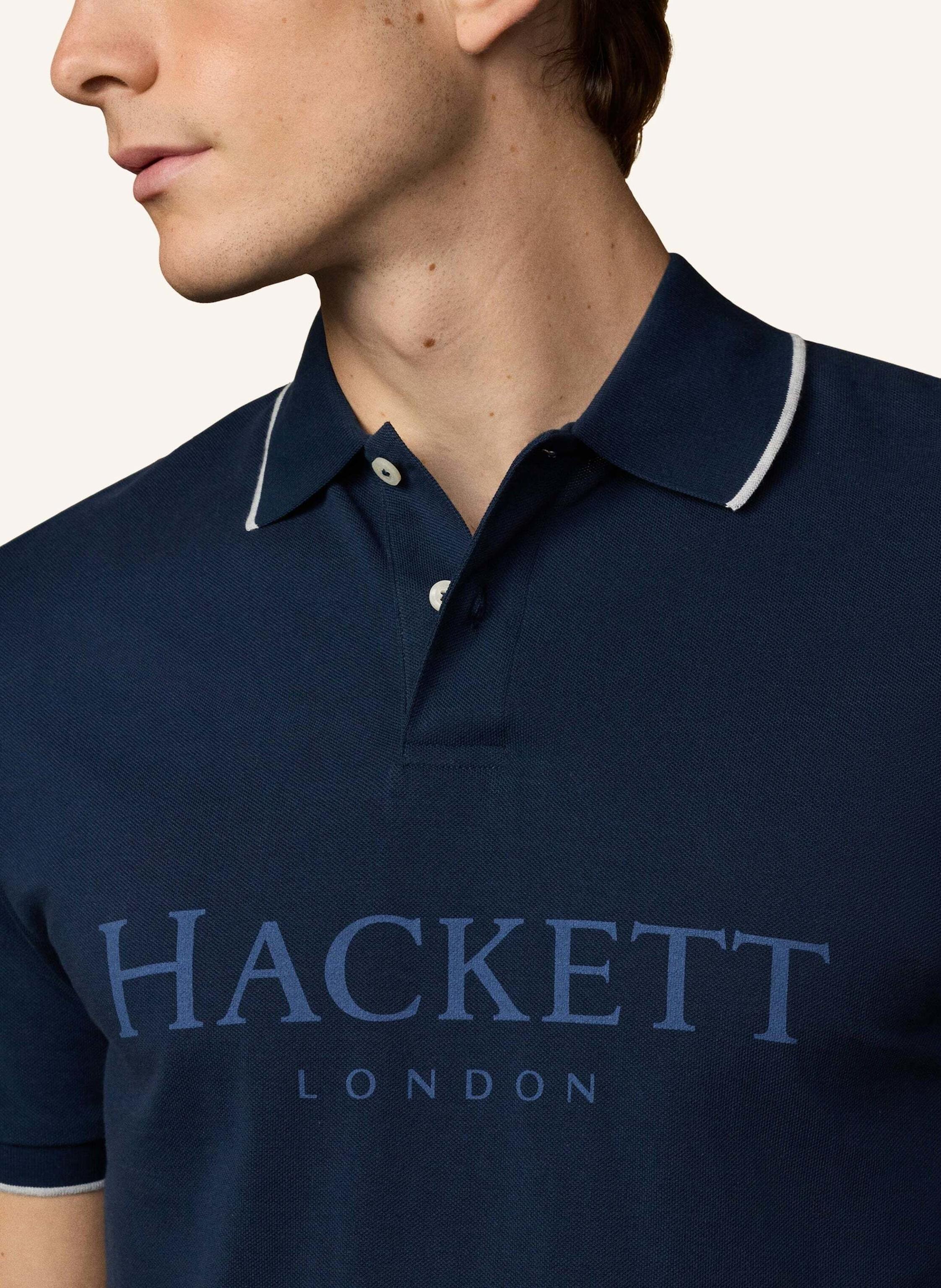 Thumbnail - Hackett London Poloshirt Heritage Ess Hackett blau