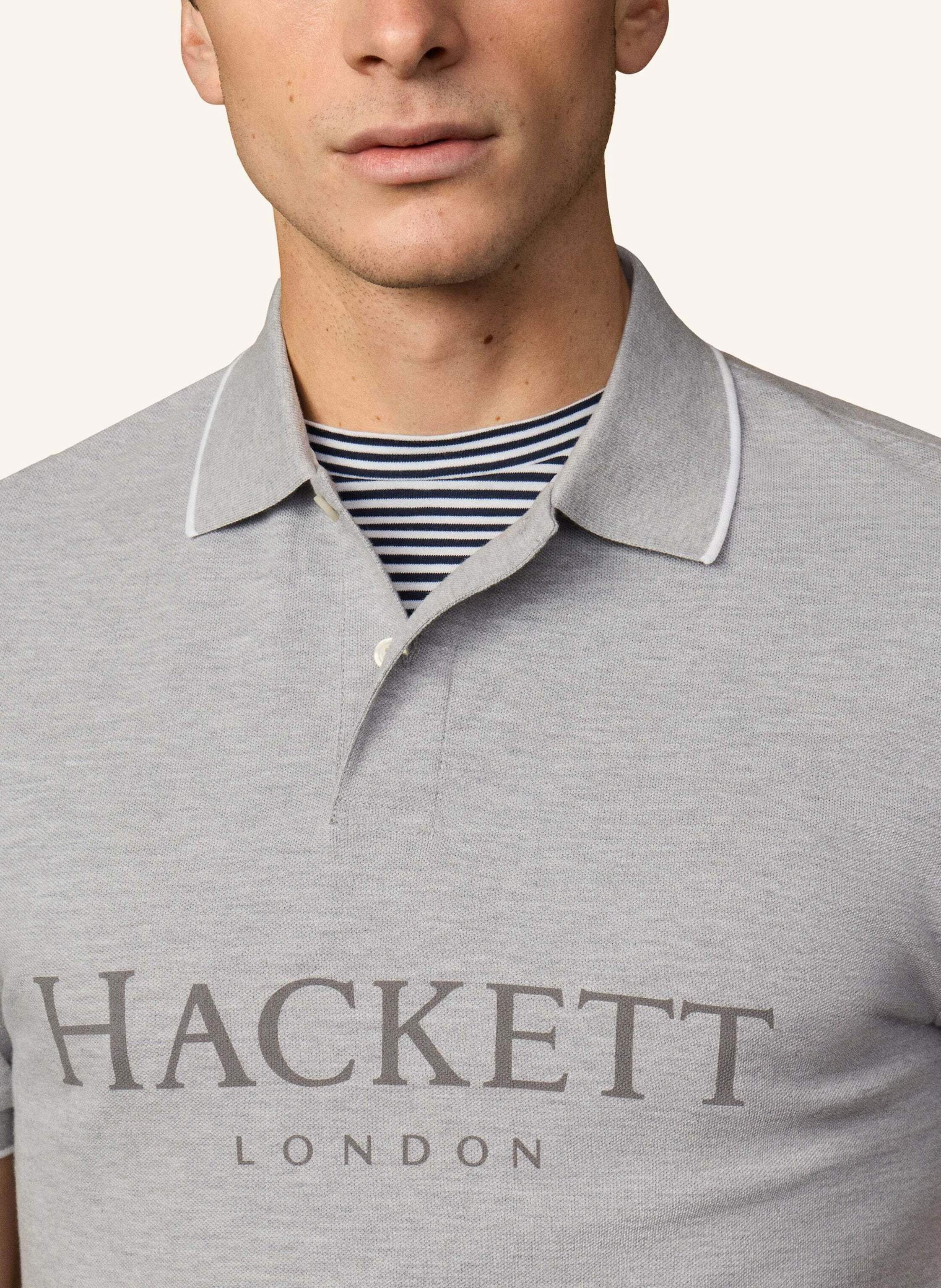 Thumbnail - Hackett London Poloshirt Heritage Ess Hackett grau