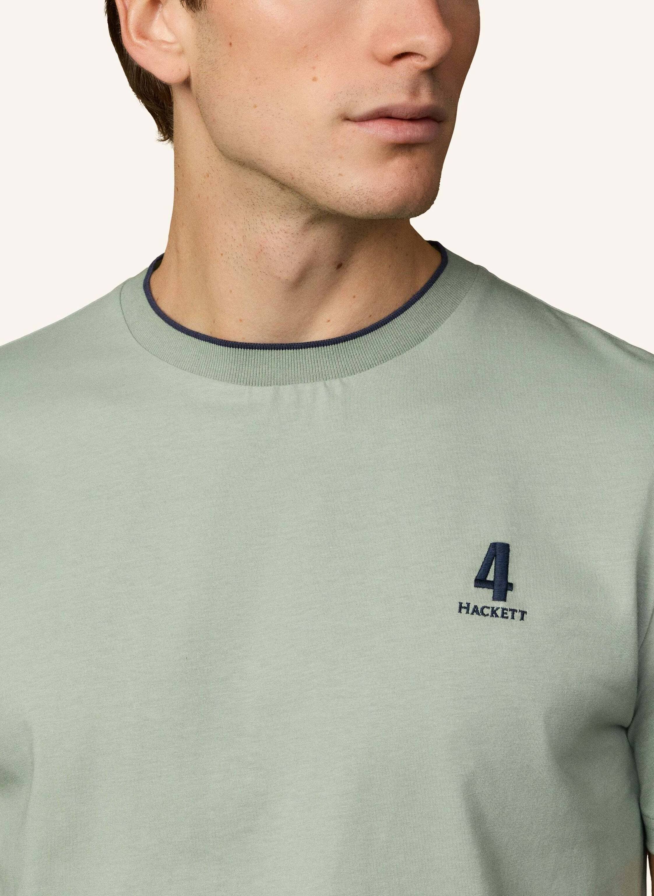 Thumbnail - Hackett London T-Shirt Heritage Nbr Tee gruen