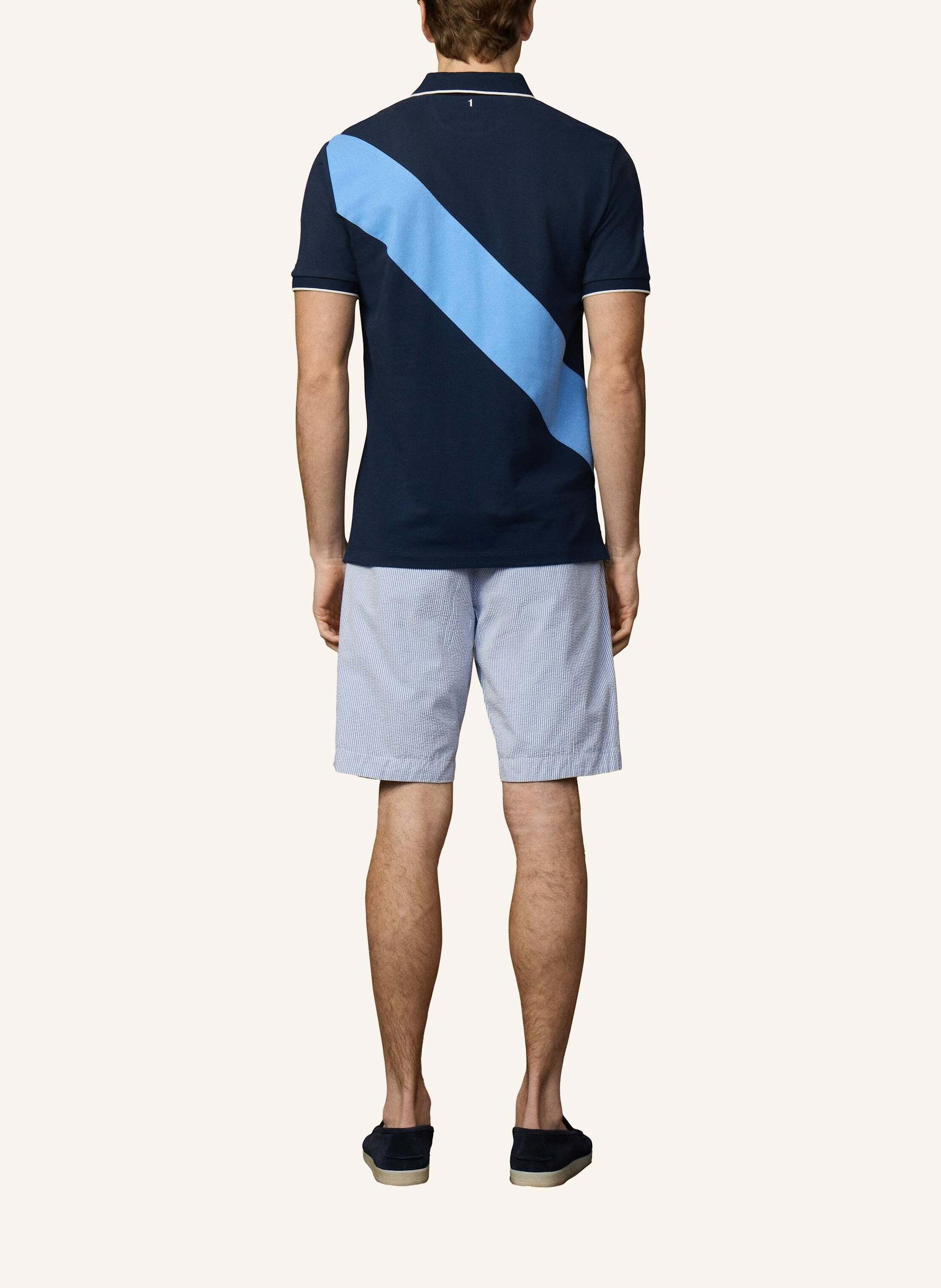 Thumbnail - Hackett London Poloshirt Heritage Nbr Bk Sash blau