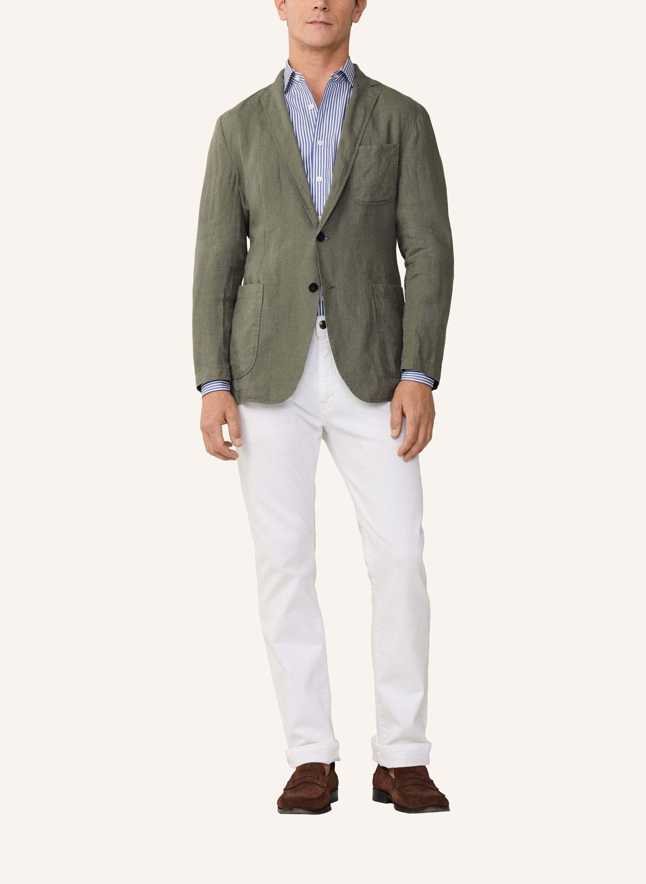 Thumbnail - Hackett London Blazer Gmw Lw Linen Blazer gruen