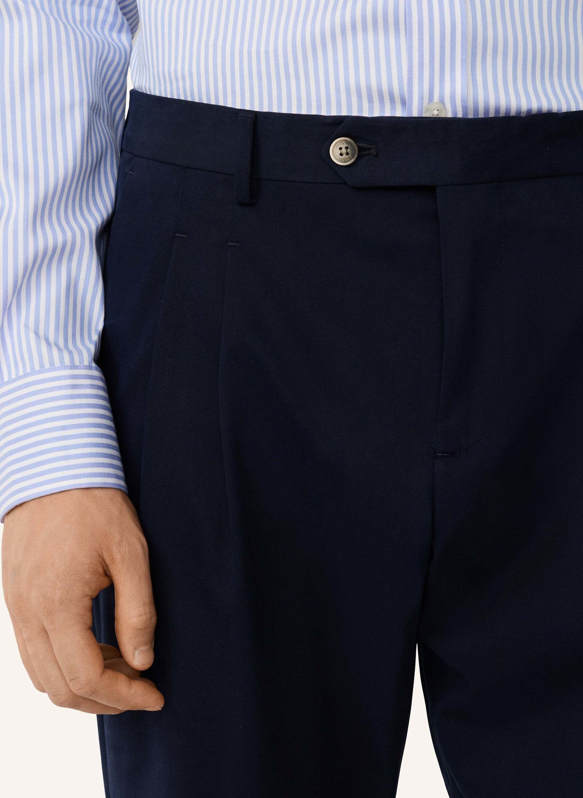 Thumbnail - Hackett London Chino Double Pleat Chino blau