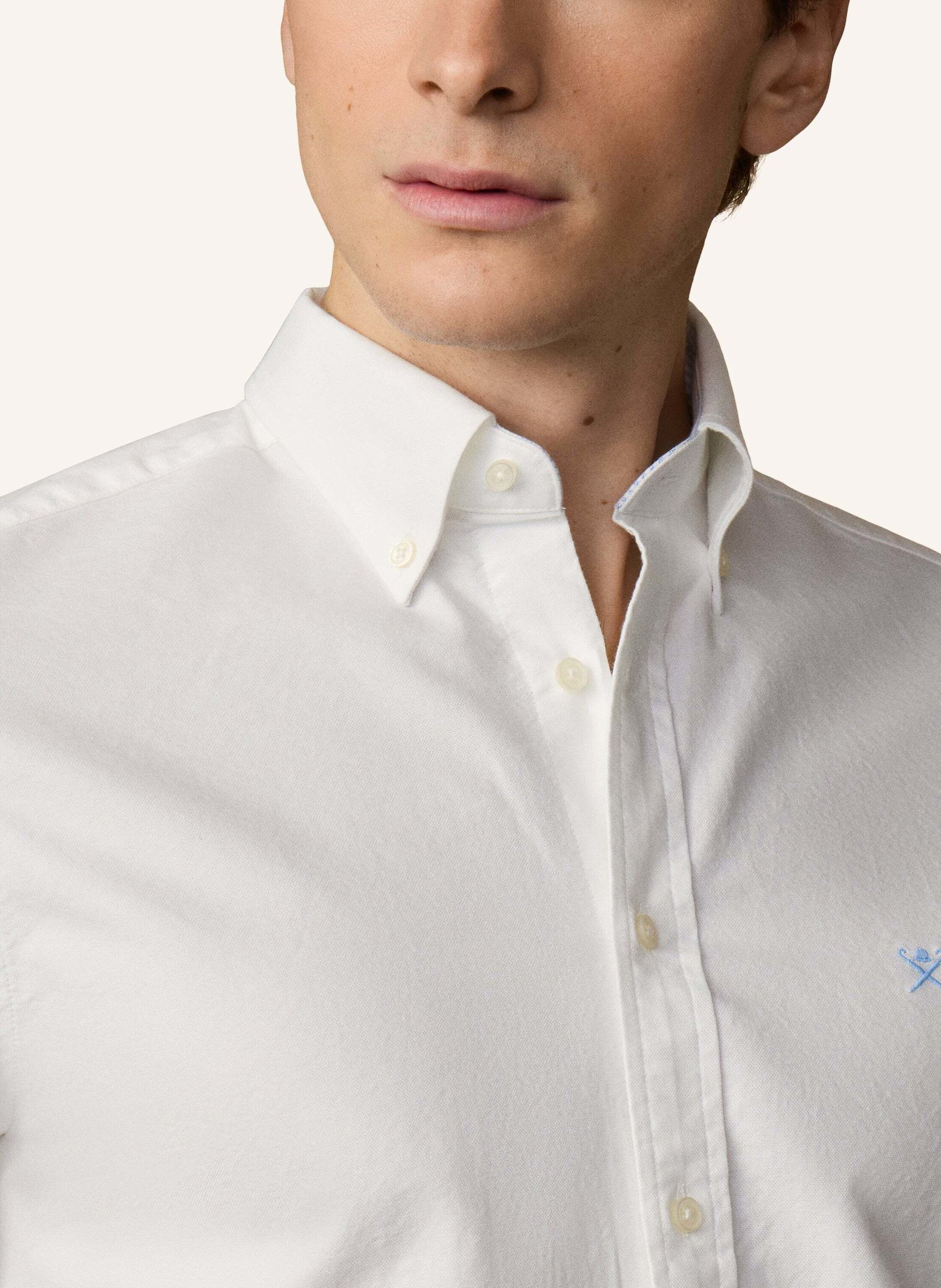 Thumbnail - Hackett London Freizeithemd Heritage Oxford weiss