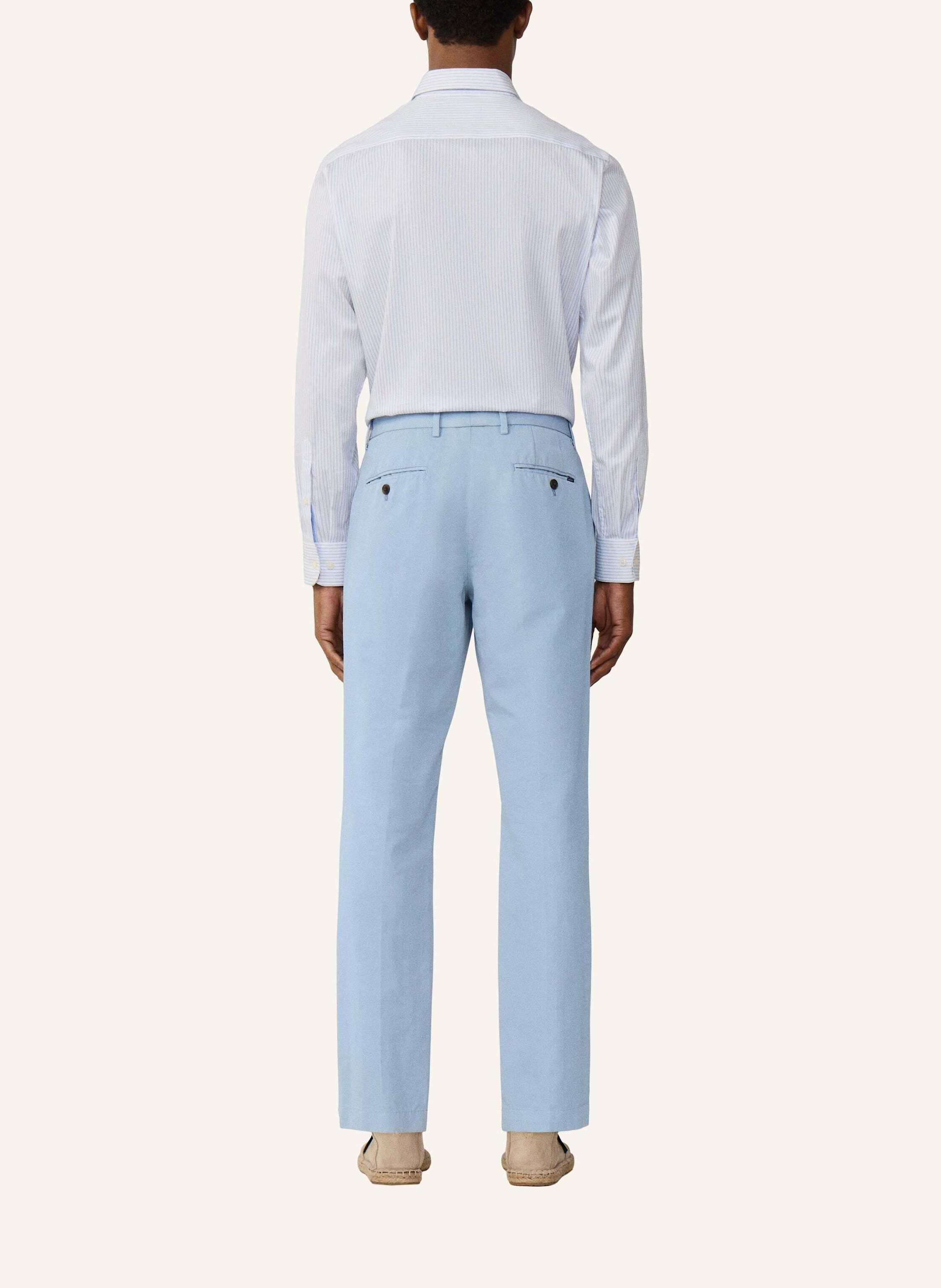 Thumbnail - Hackett London Chino Cotton Linen Chino blau