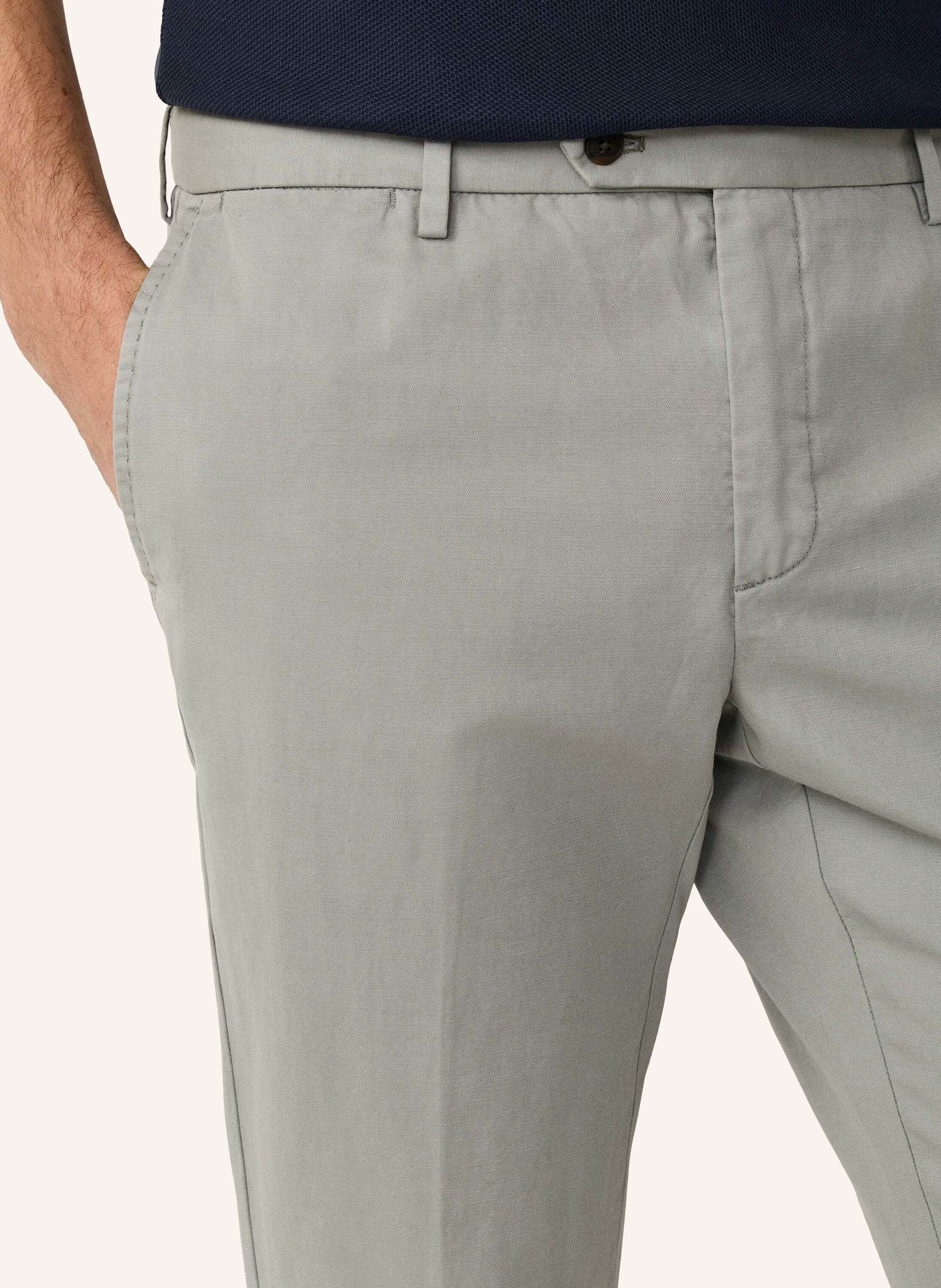 Thumbnail - Hackett London Chino Cotton Linen Chino grau
