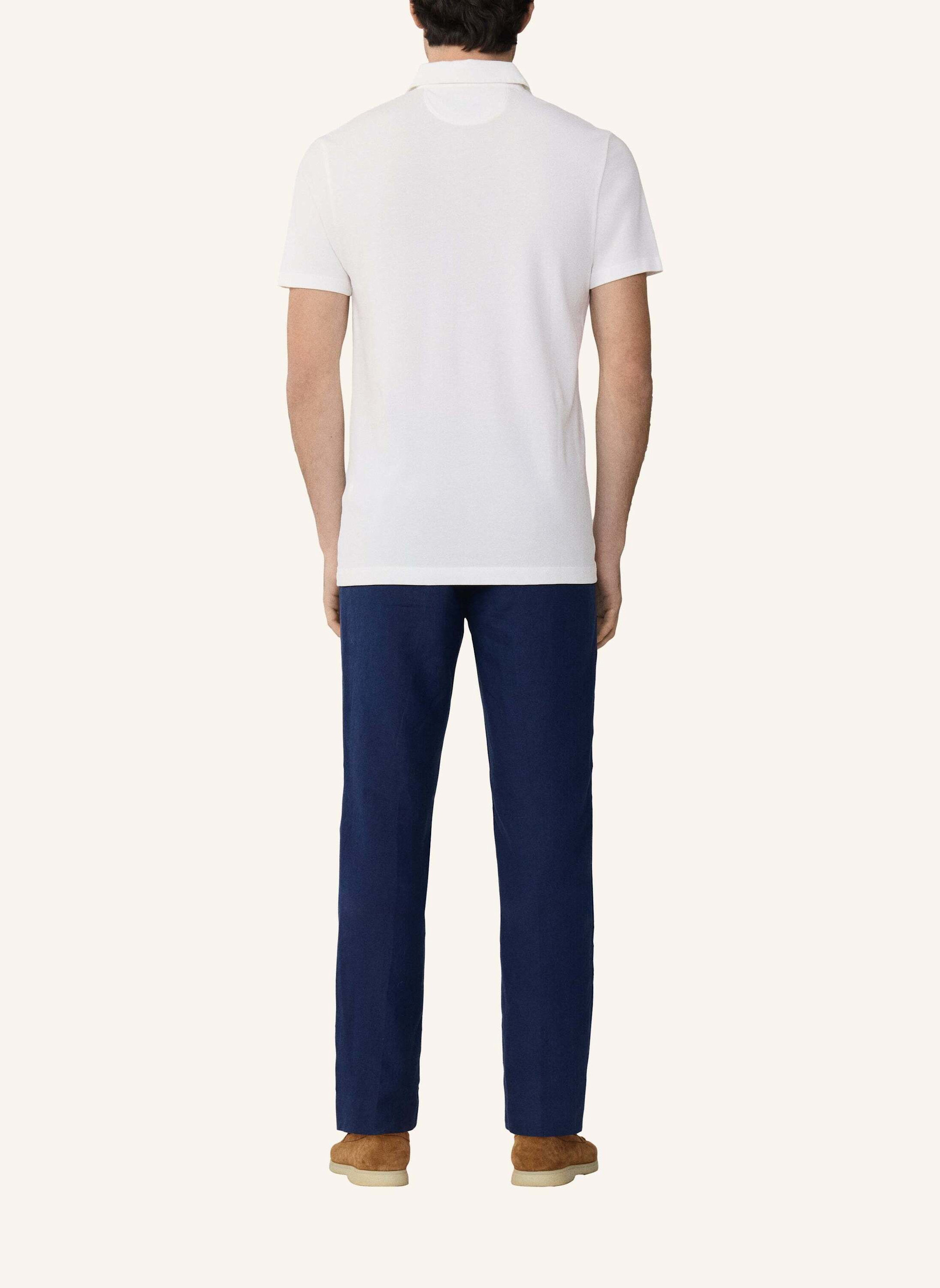 Thumbnail - Hackett London Poloshirt Gmd Pique Ss weiss