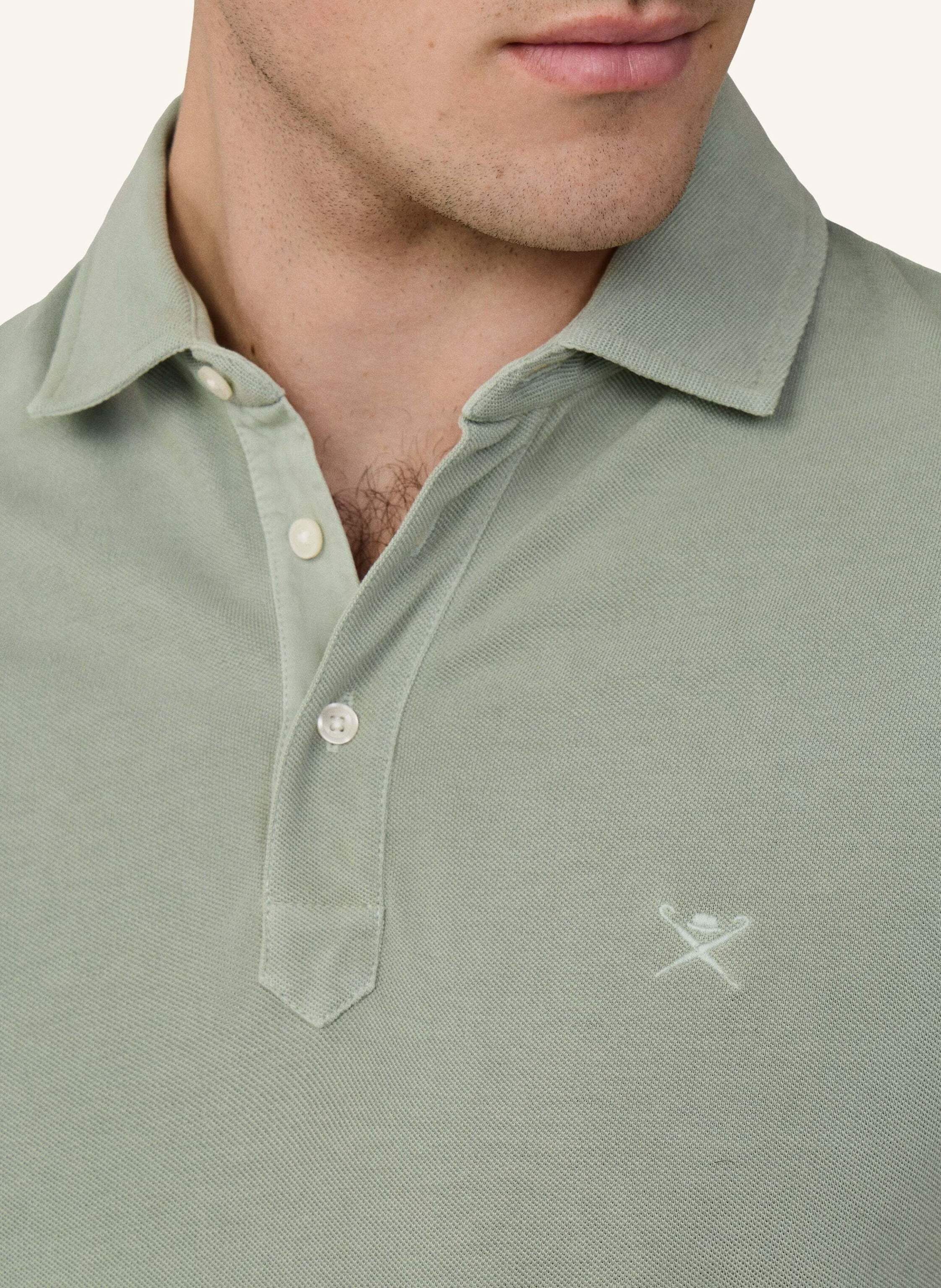 Thumbnail - Hackett London Poloshirt Gmd Pique Ss gruen