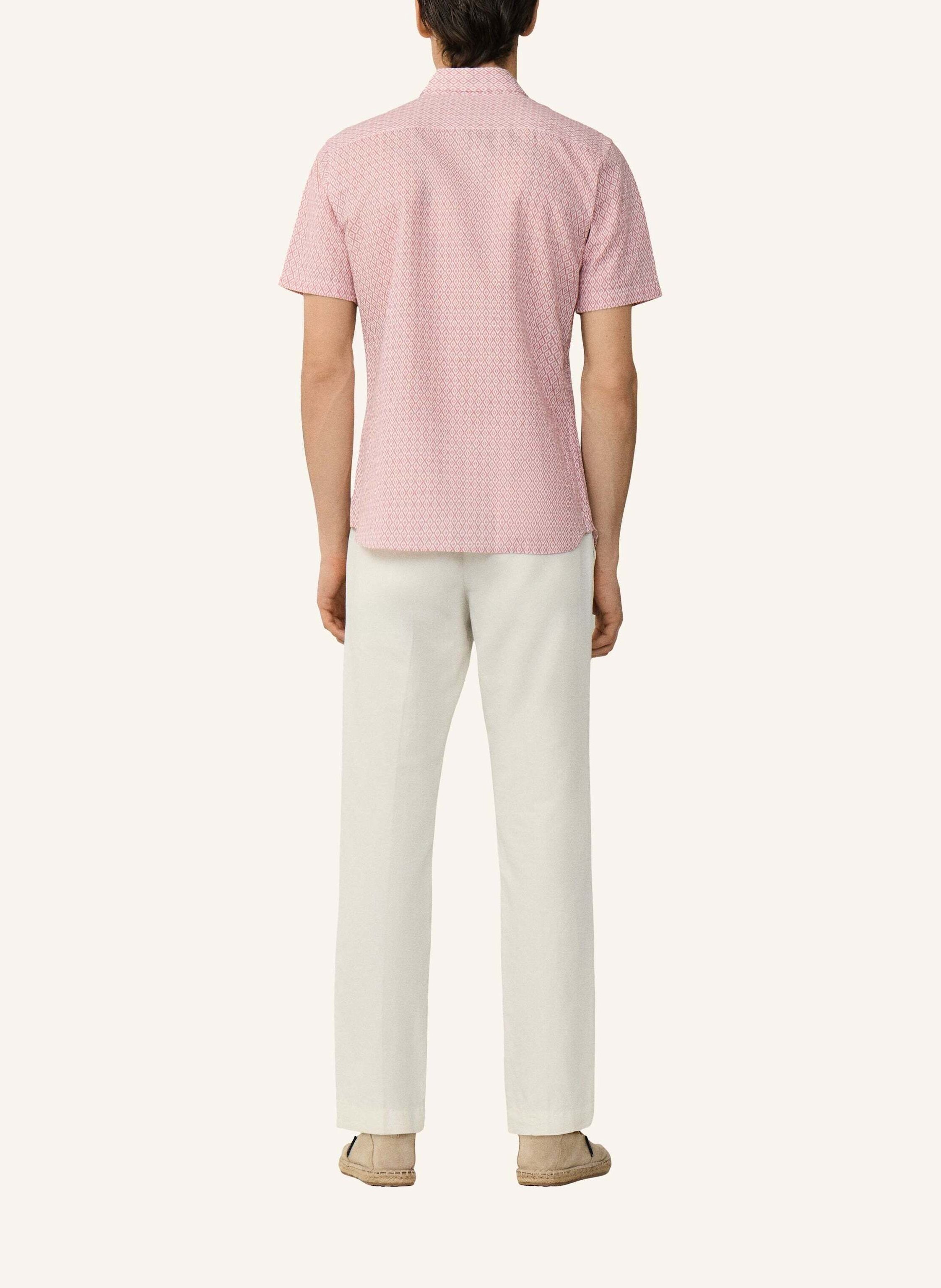 Thumbnail - Hackett London Freizeithemd Clay Print Ss rosa