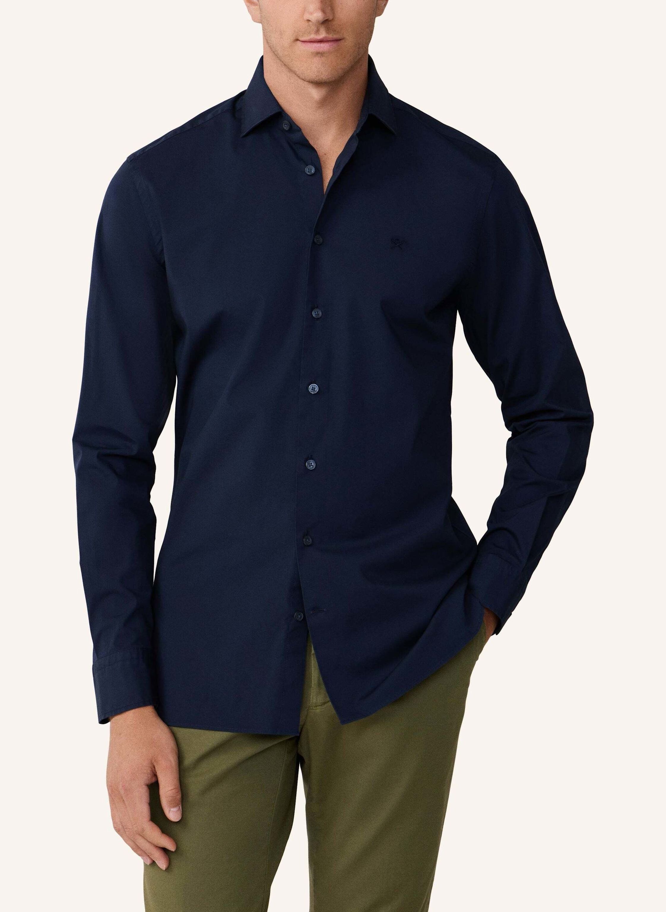 Thumbnail - Hackett London Freizeithemd Ess Stretch Pop blau