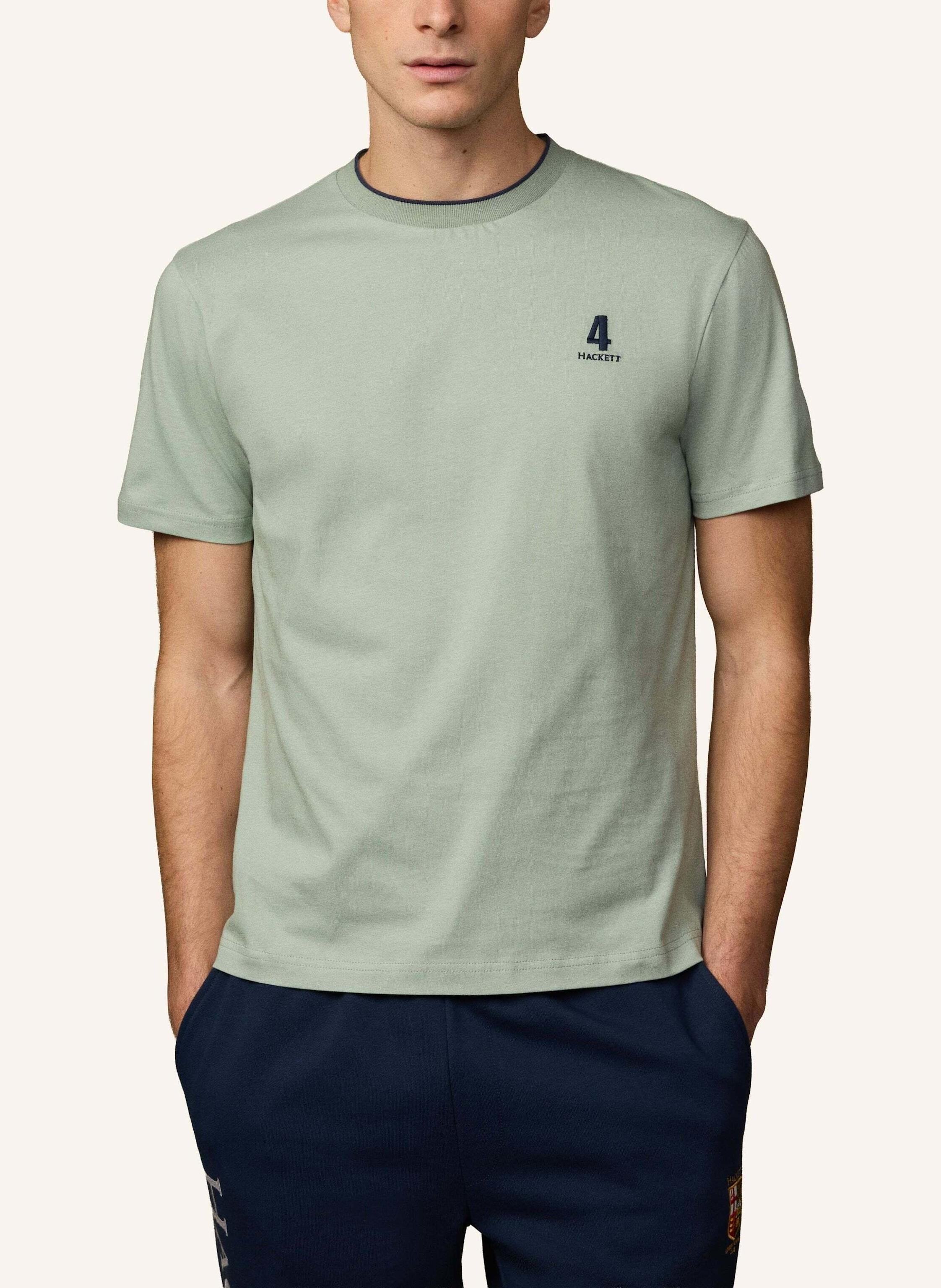 Thumbnail - Hackett London T-Shirt Heritage Nbr Tee gruen