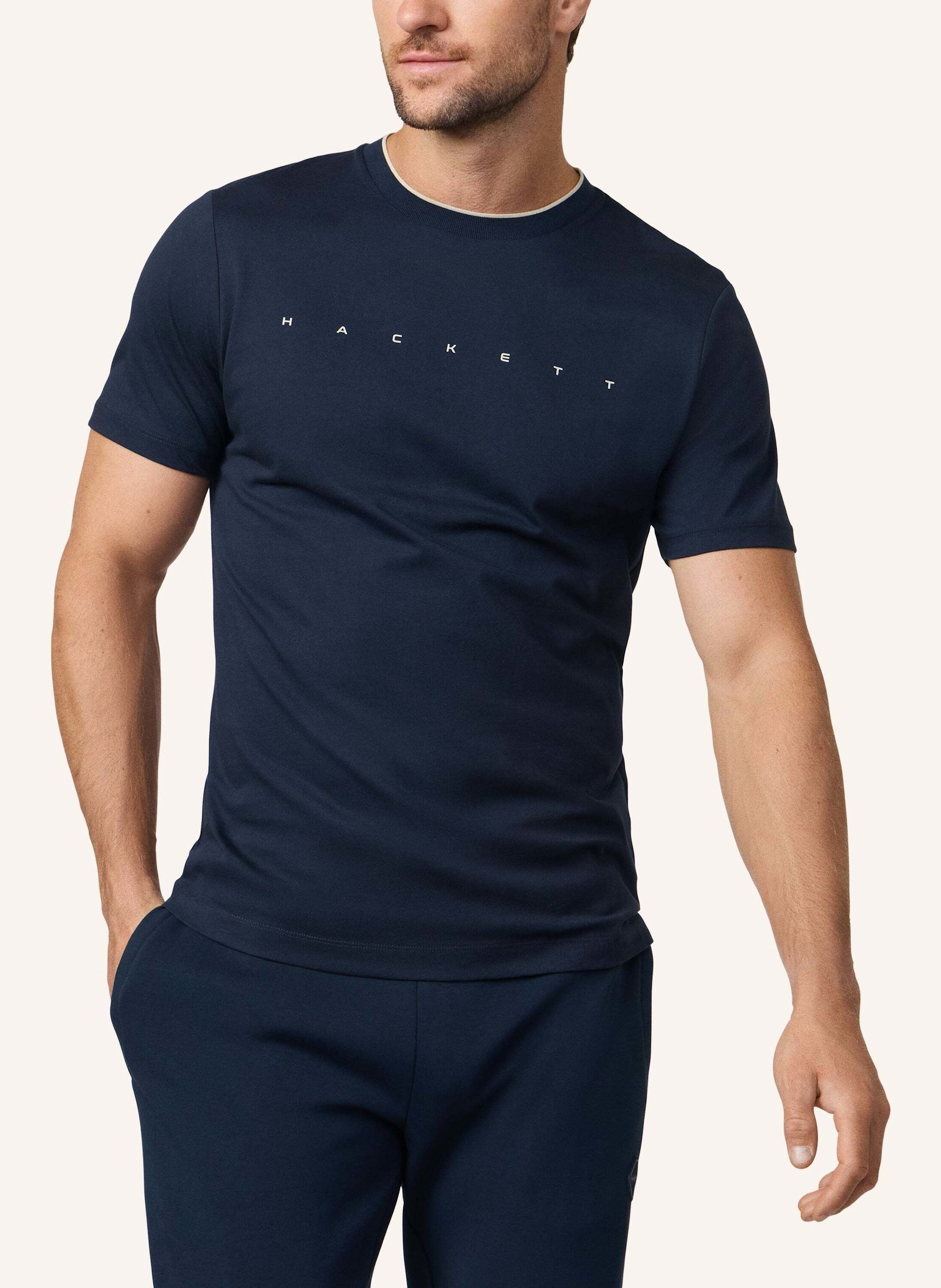 Thumbnail - Hackett London T-Shirt Hs Essential Tee blau
