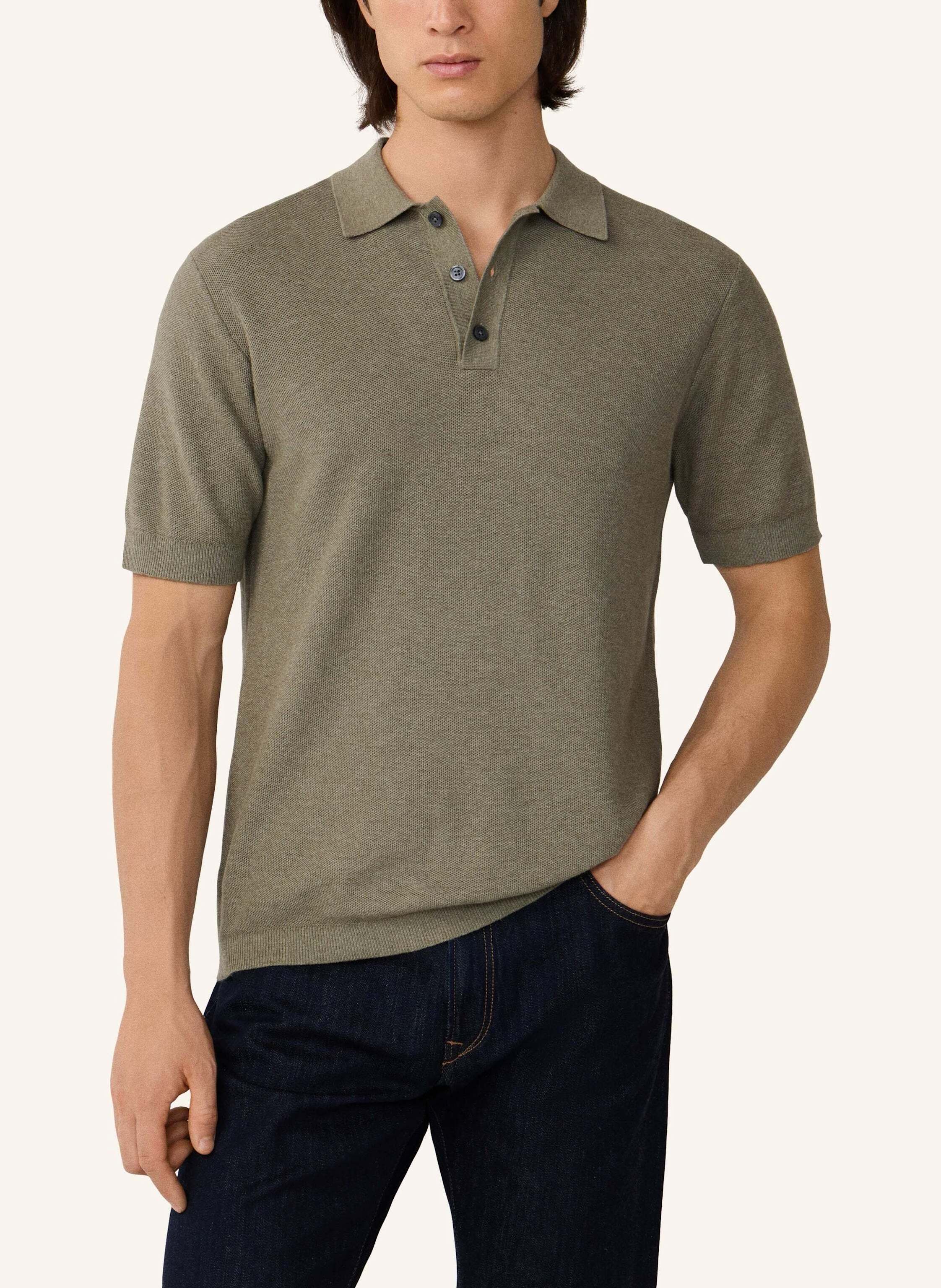 Thumbnail - Hackett London Poloshirt Honeycomb Ss Polo gruen