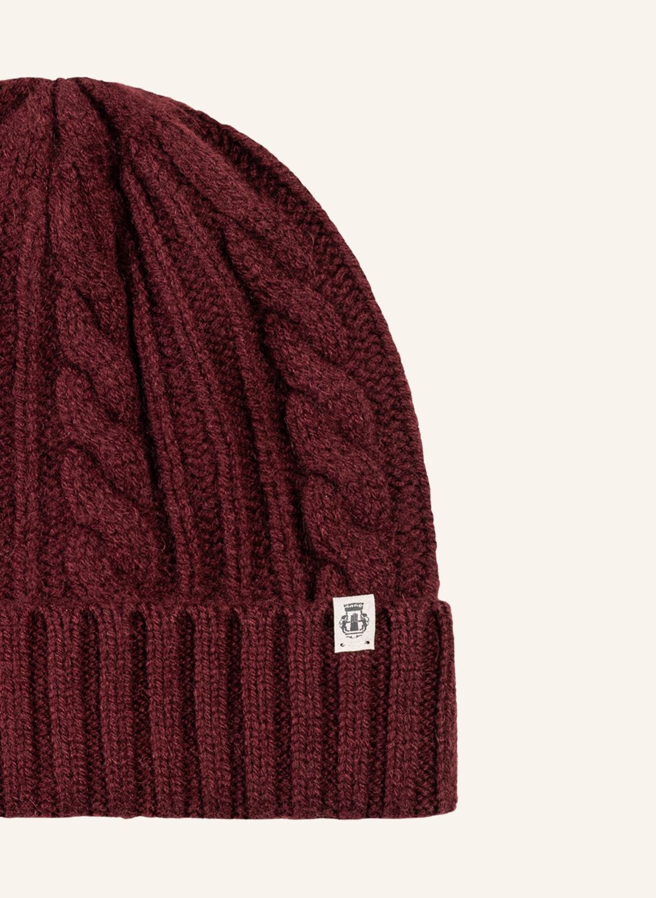 Thumbnail - Roeckl Cashmere-Mütze Cabled Charm rot