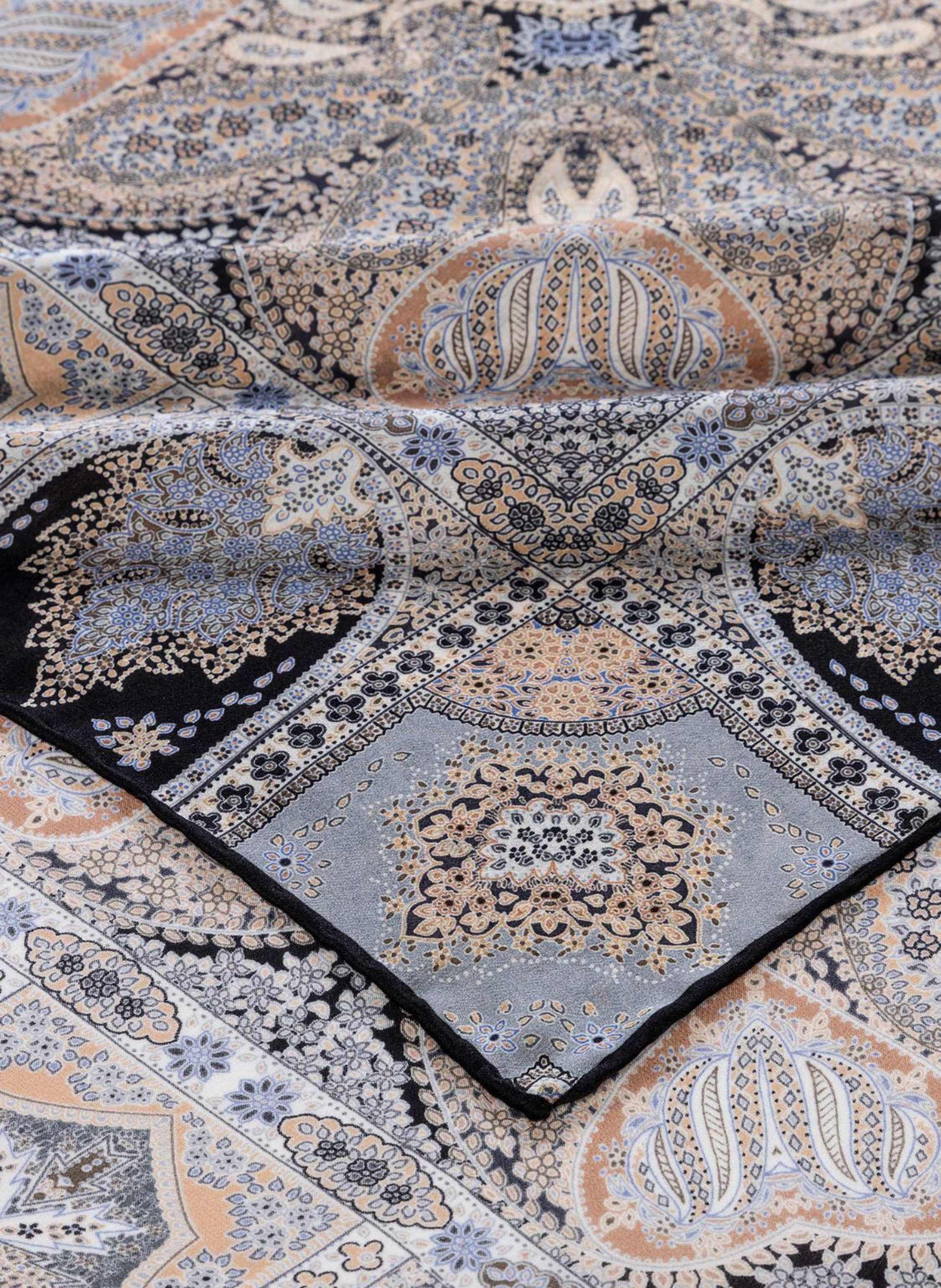 Thumbnail - Roeckl Seidentuch Secret Garden grau