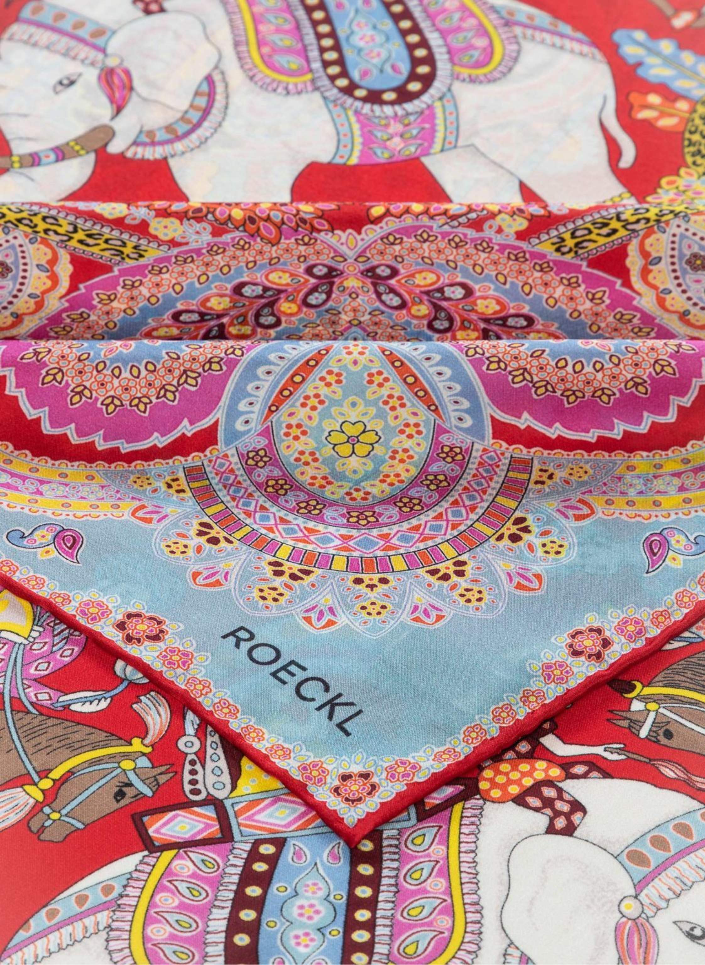 Thumbnail - Roeckl Seidentuch Elephant Parade beige