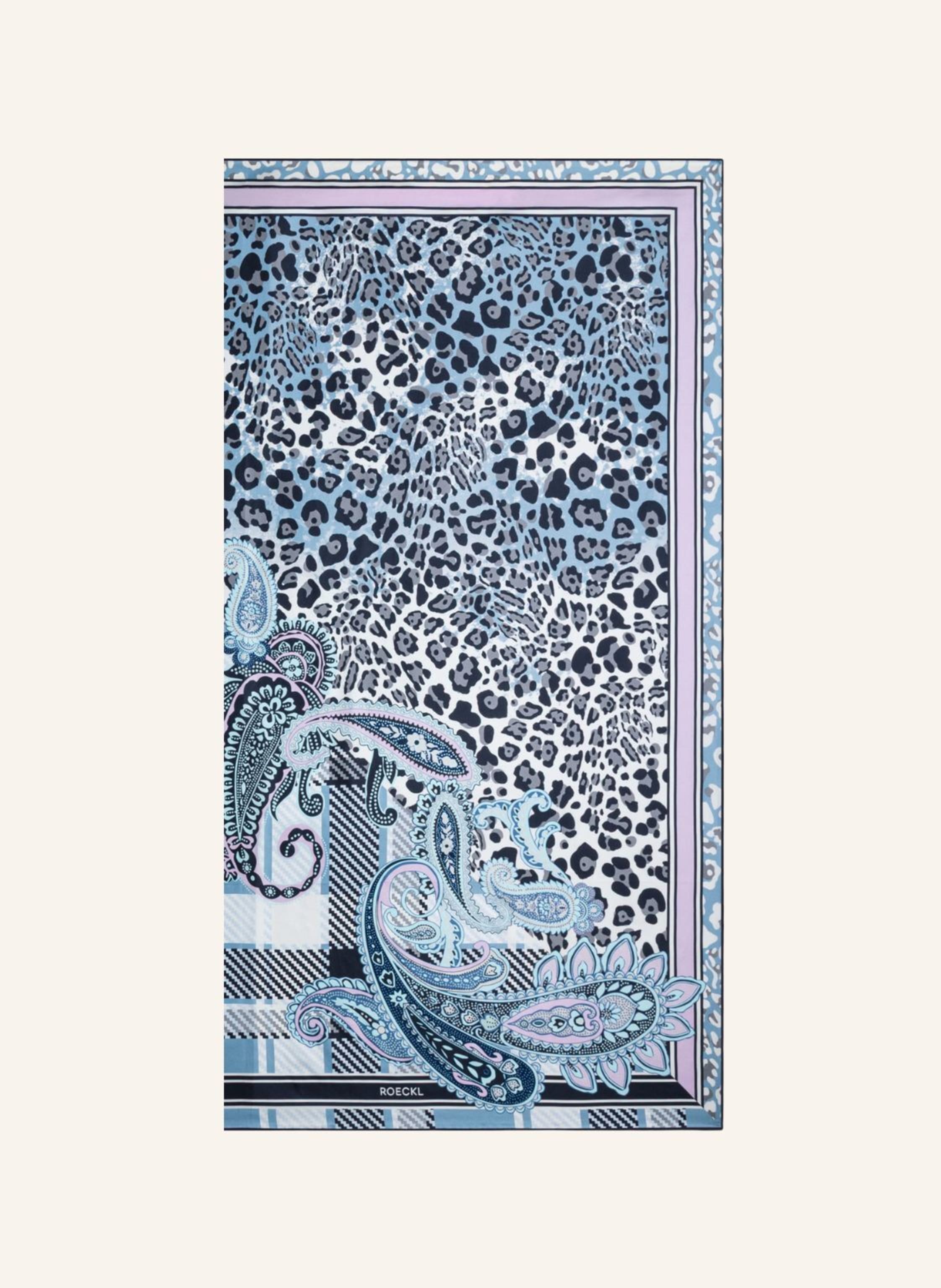 Roeckl Seidentuch Patchwork Leo schwarz