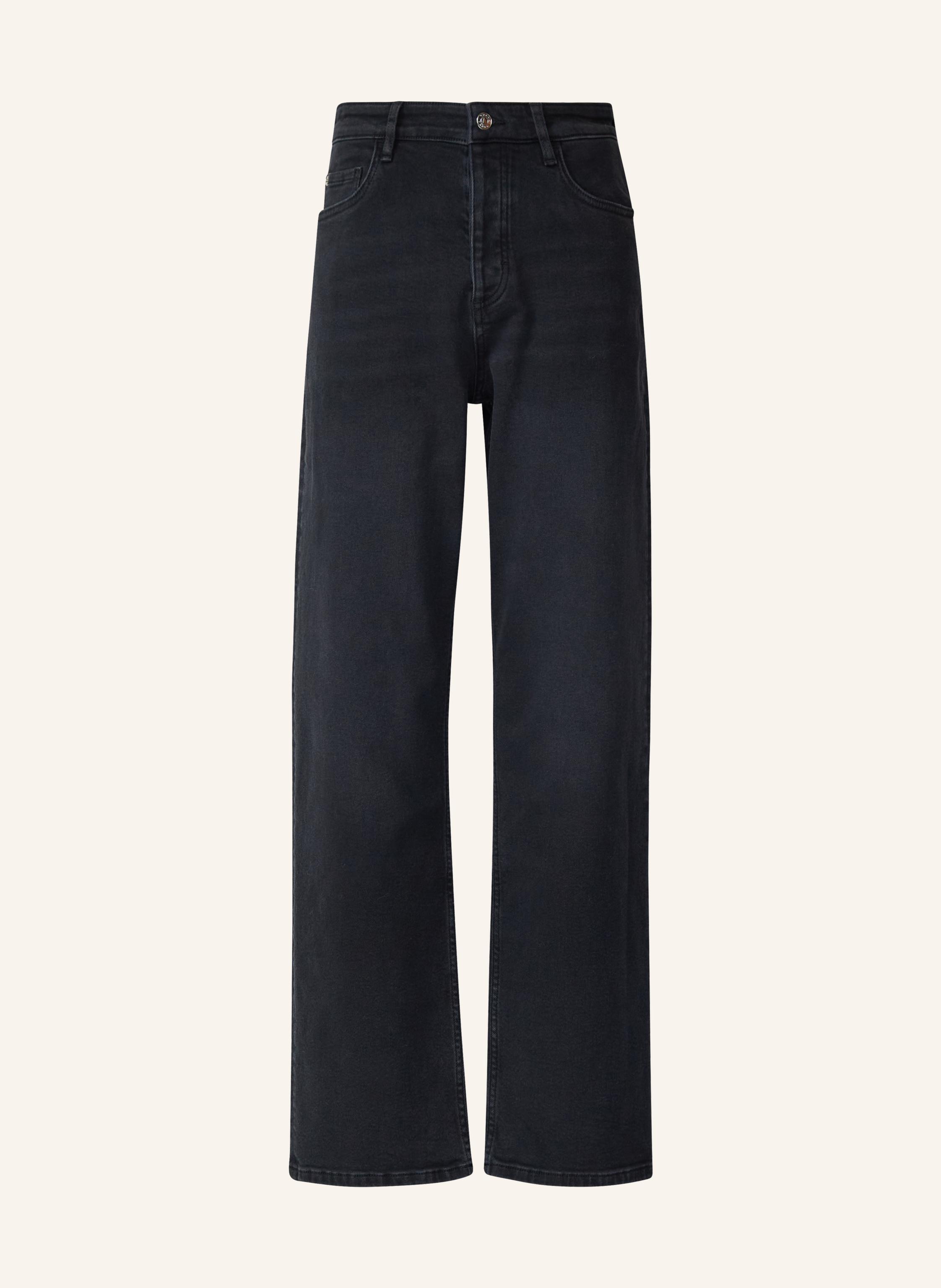 Comma Jeans-Hose schwarz