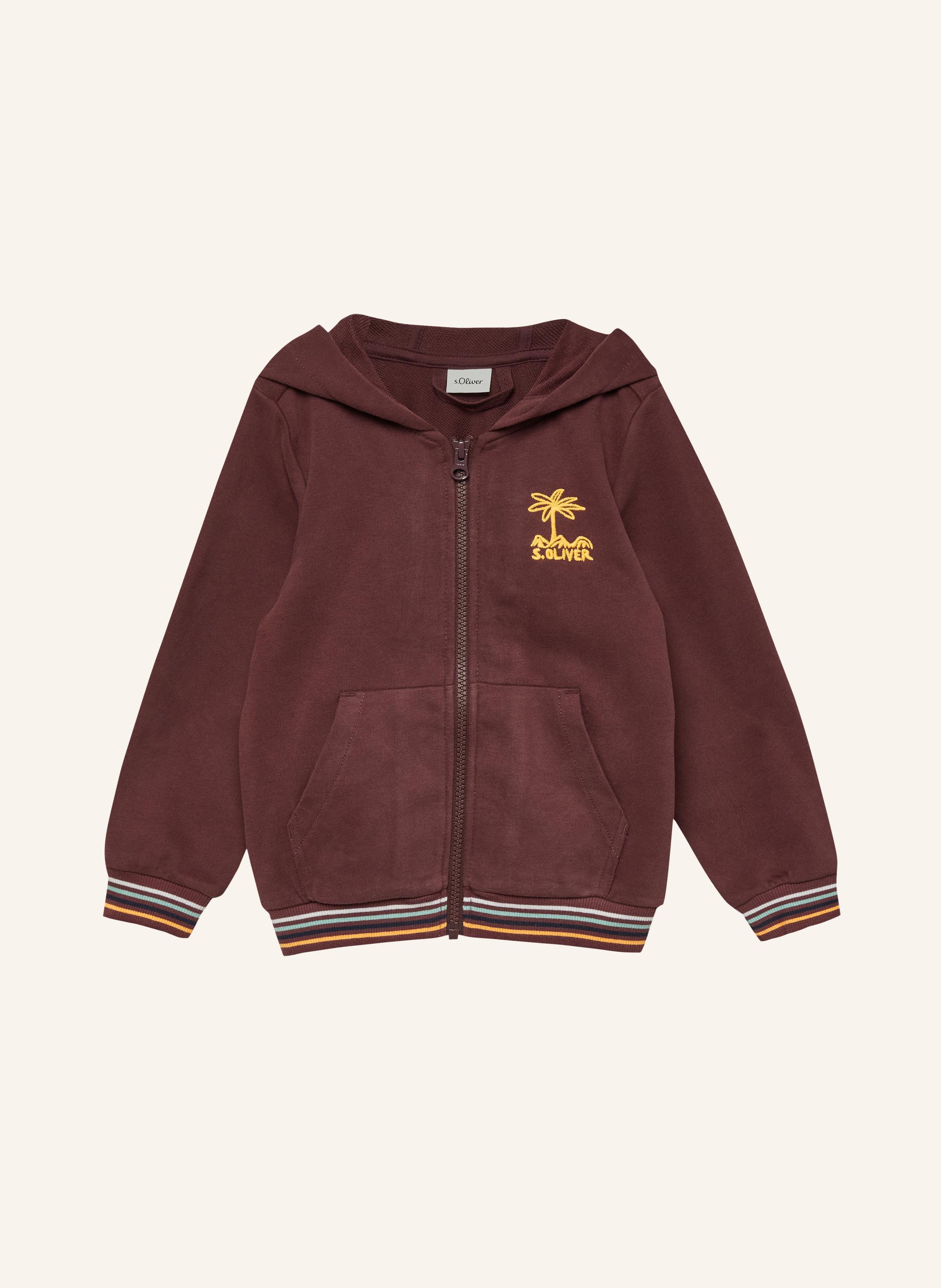 S.Oliver Sweatshirt Jacke rot