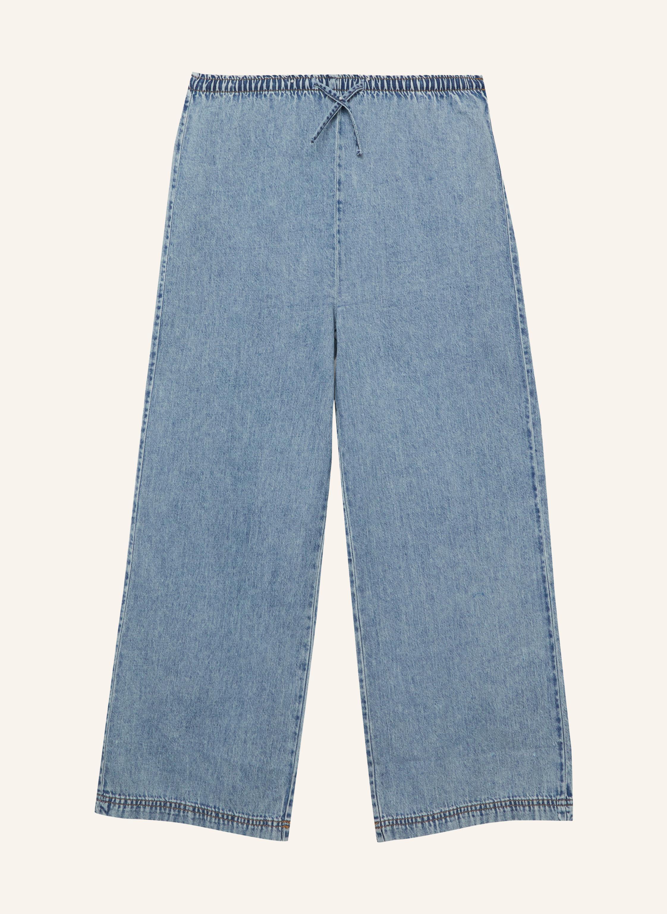S.Oliver Jeans-Hose Wide Leg blau