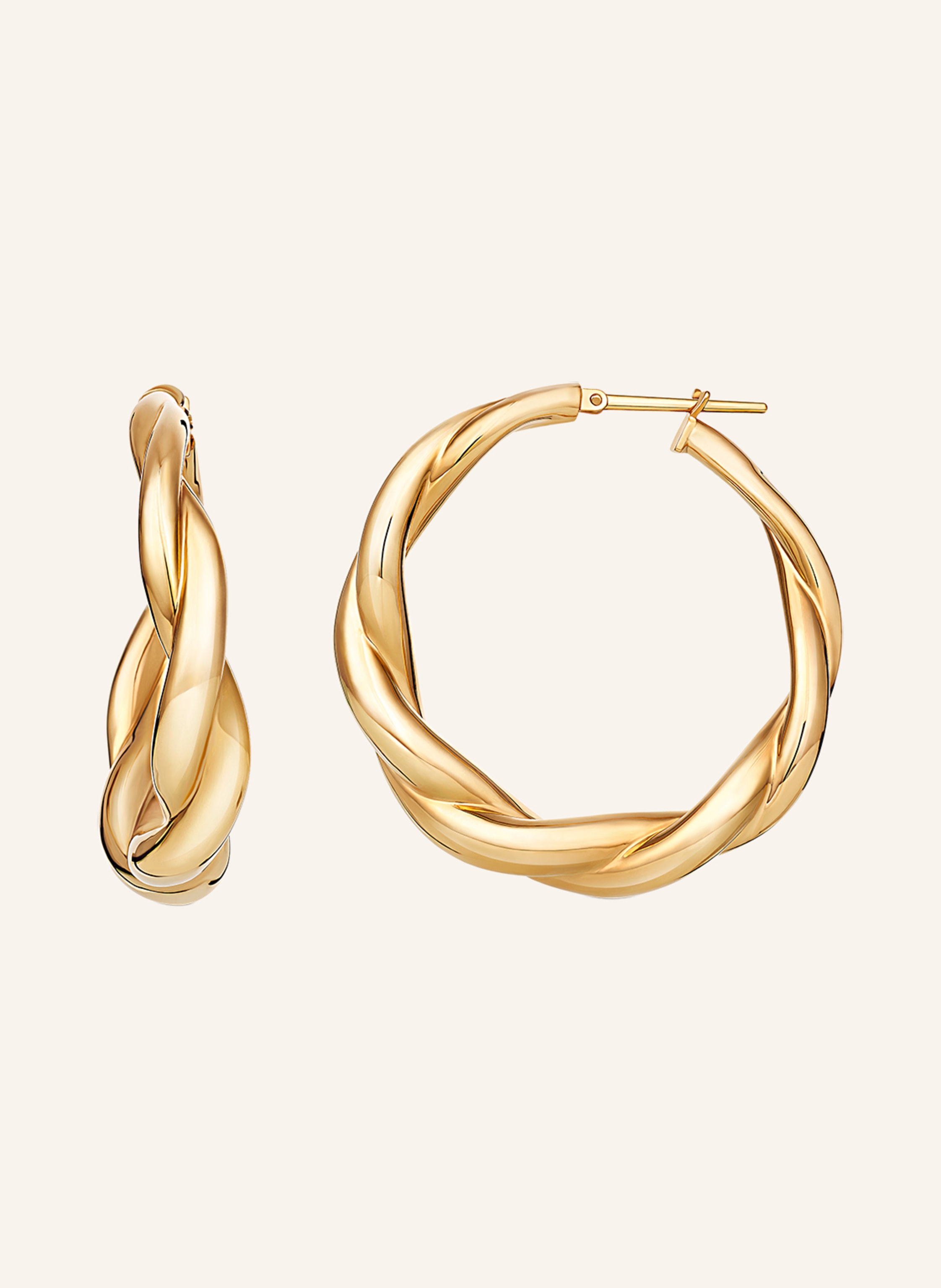 Wempe Wempe Fine Jewelry Creole Twist gold in GOLD
