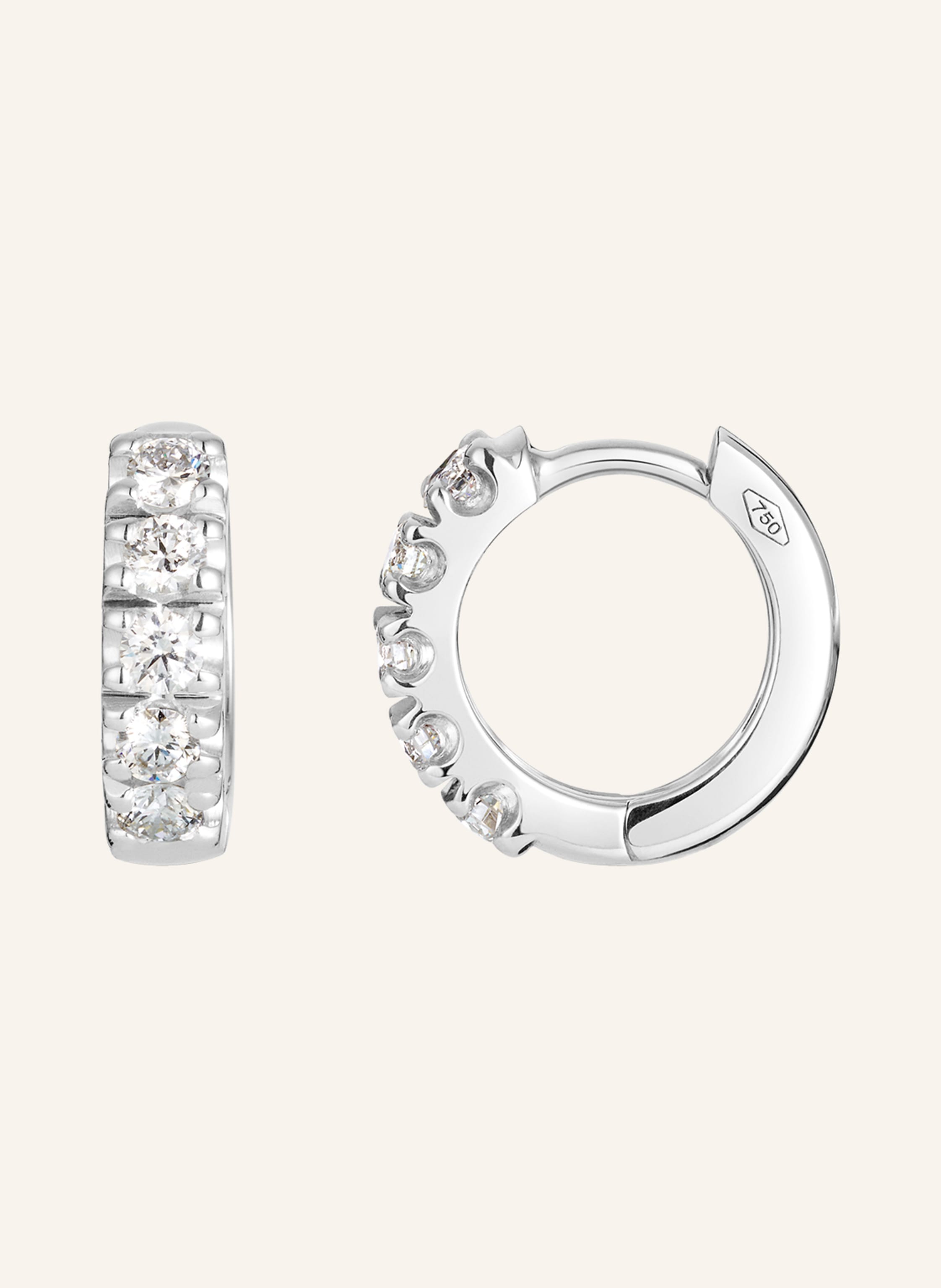 Wempe Wempe Fine Jewelry Creole Basics silber in WEISSGOLD