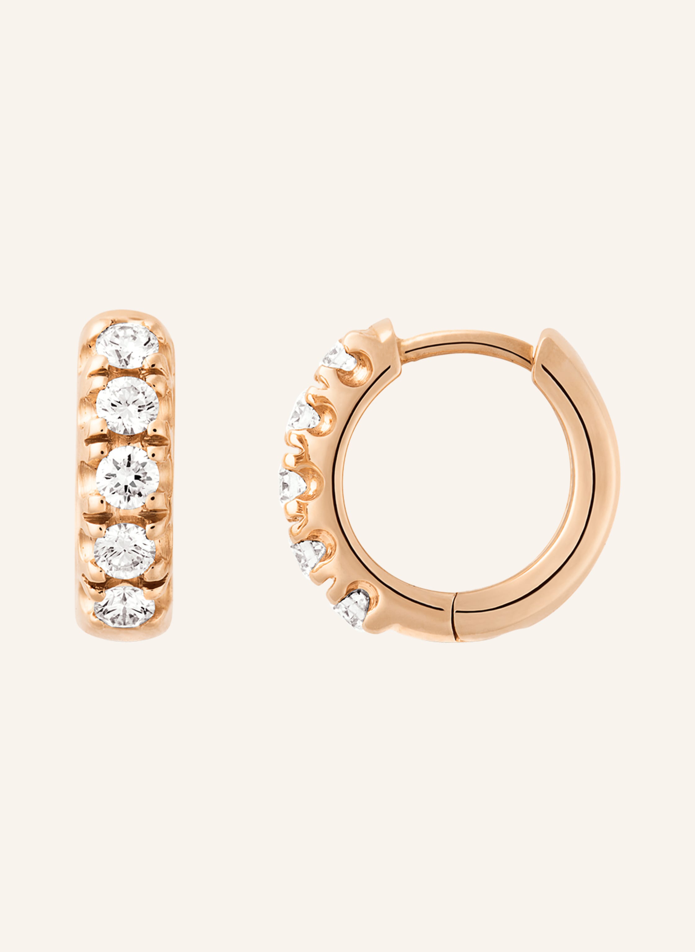 Wempe Wempe Fine Jewelry Creole Basics rosegold in ROSÉGOLD