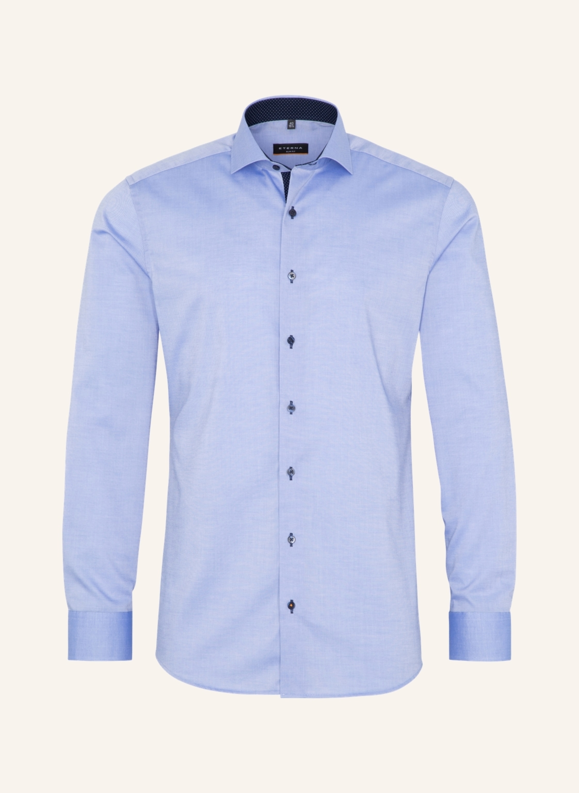 Eterna Hemd Slim Fit blau