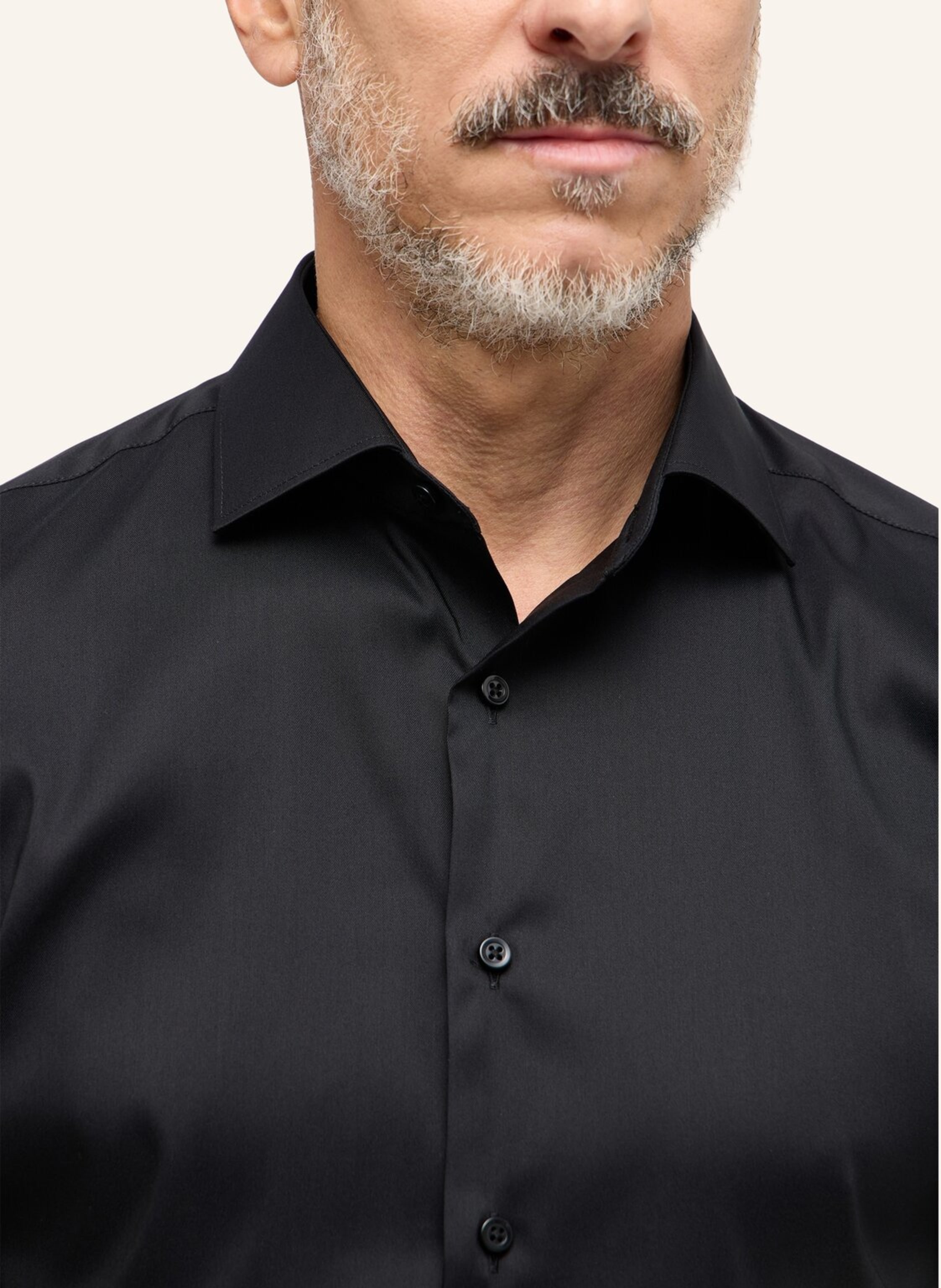 Thumbnail - Eterna Hemd Slim Fit schwarz