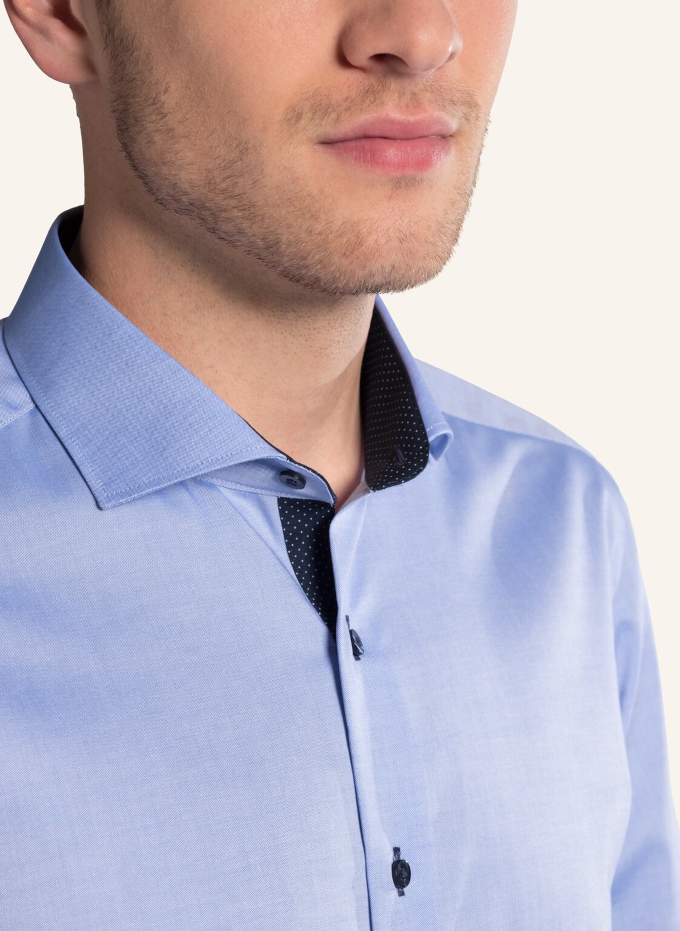 Thumbnail - Eterna Hemd Slim Fit blau