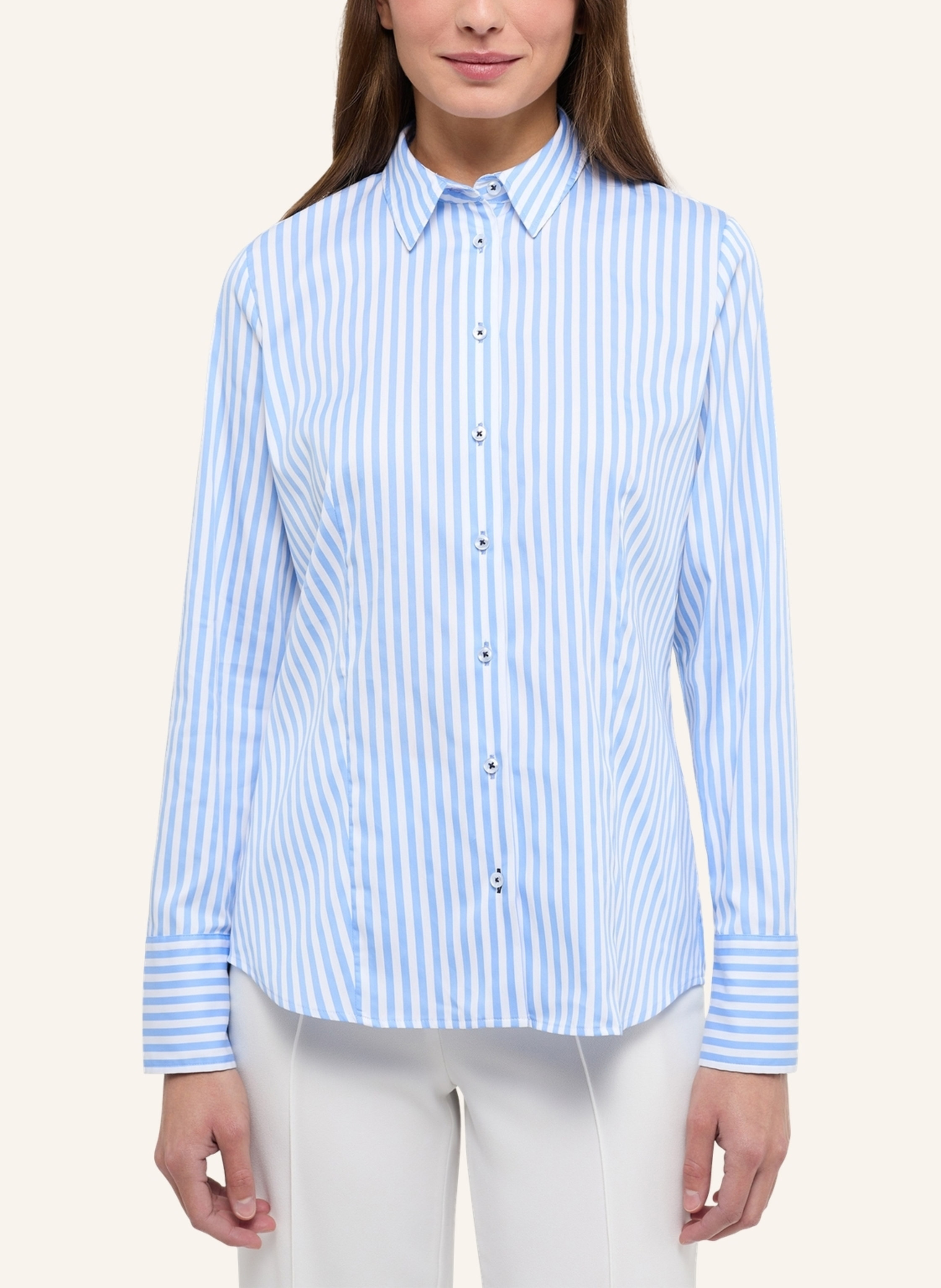 Thumbnail - Eterna Bluse Regular Fit blau