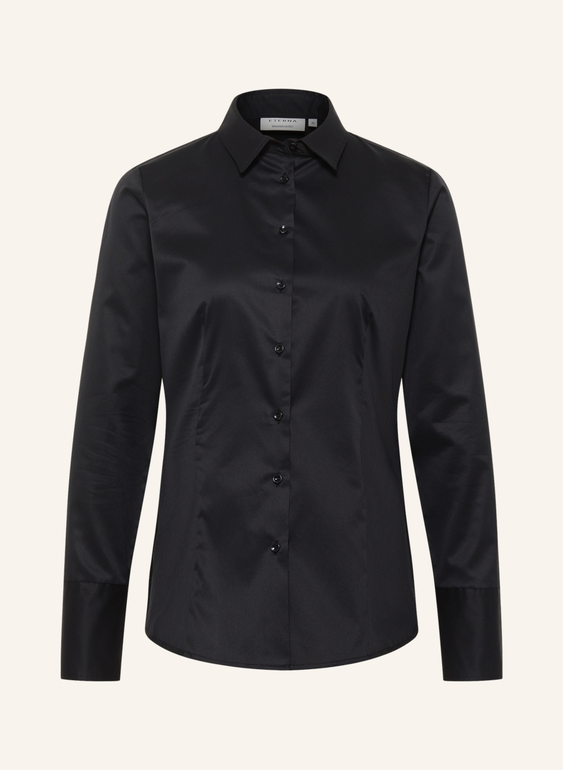 Eterna Bluse Regular Fit schwarz