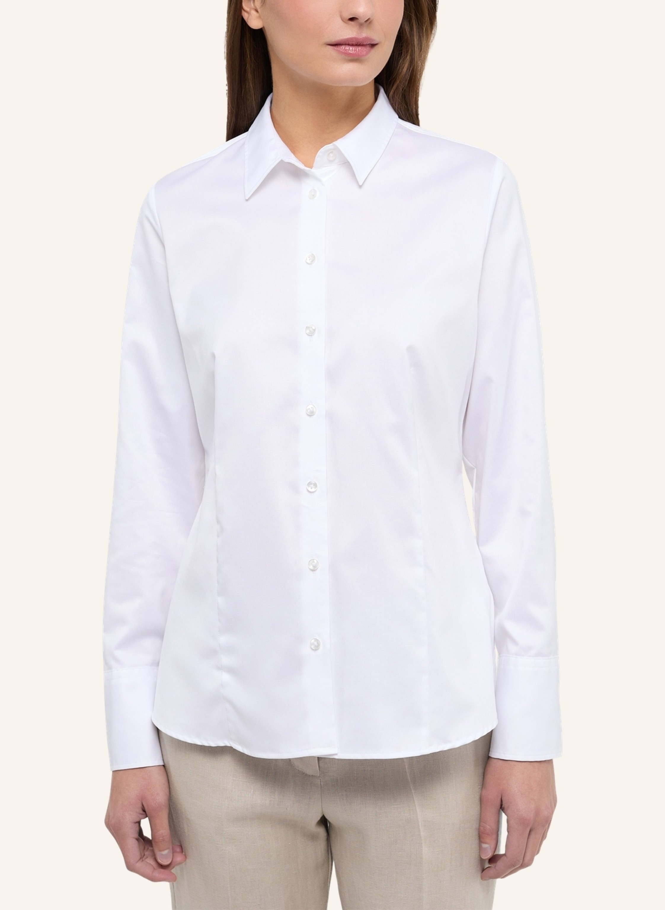 Thumbnail - Eterna Bluse Regular Fit weiss