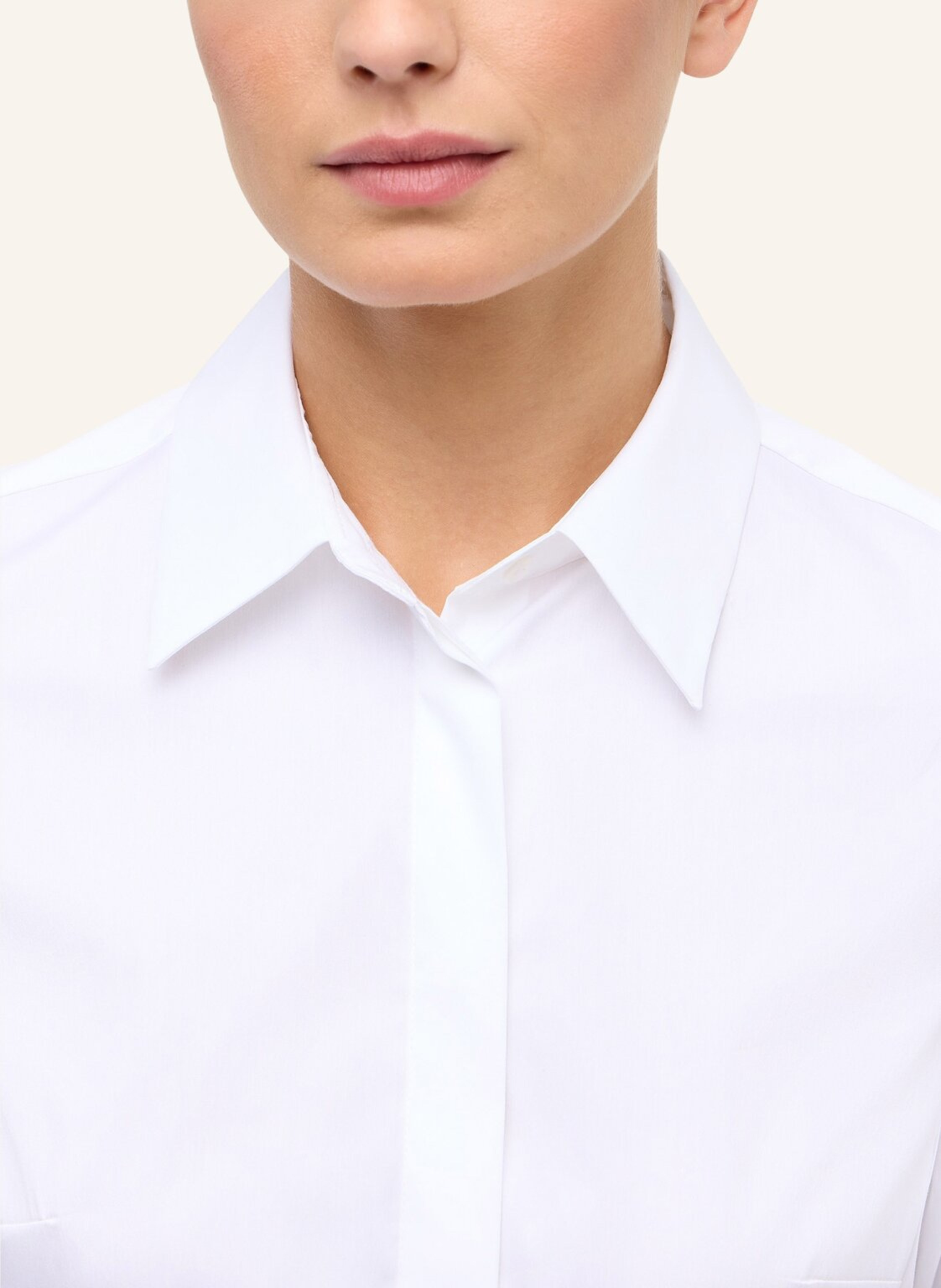 Thumbnail - 1863 By Eterna Bluse Fitted weiss