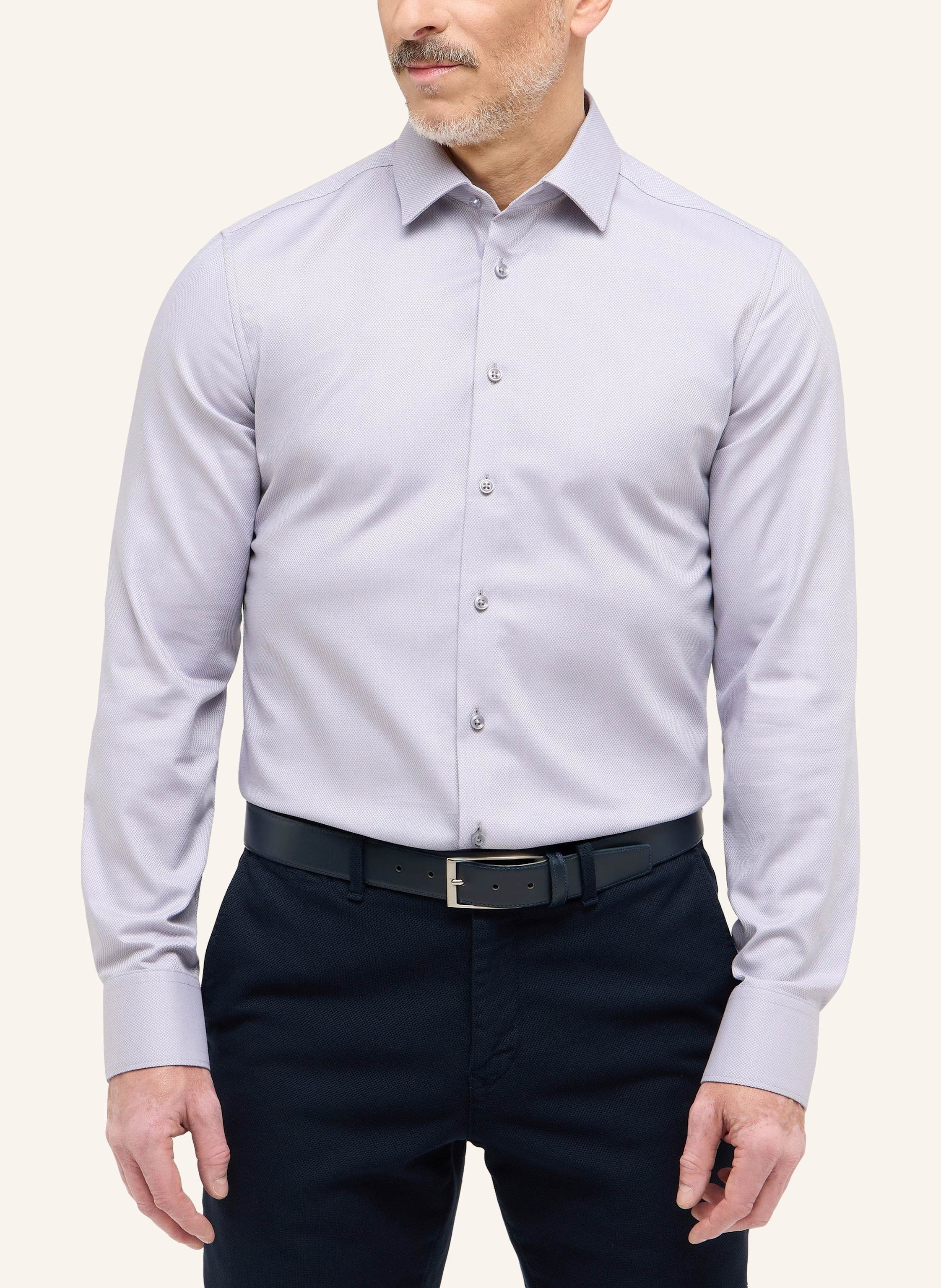 Thumbnail - Eterna Hemd Slim Fit silber