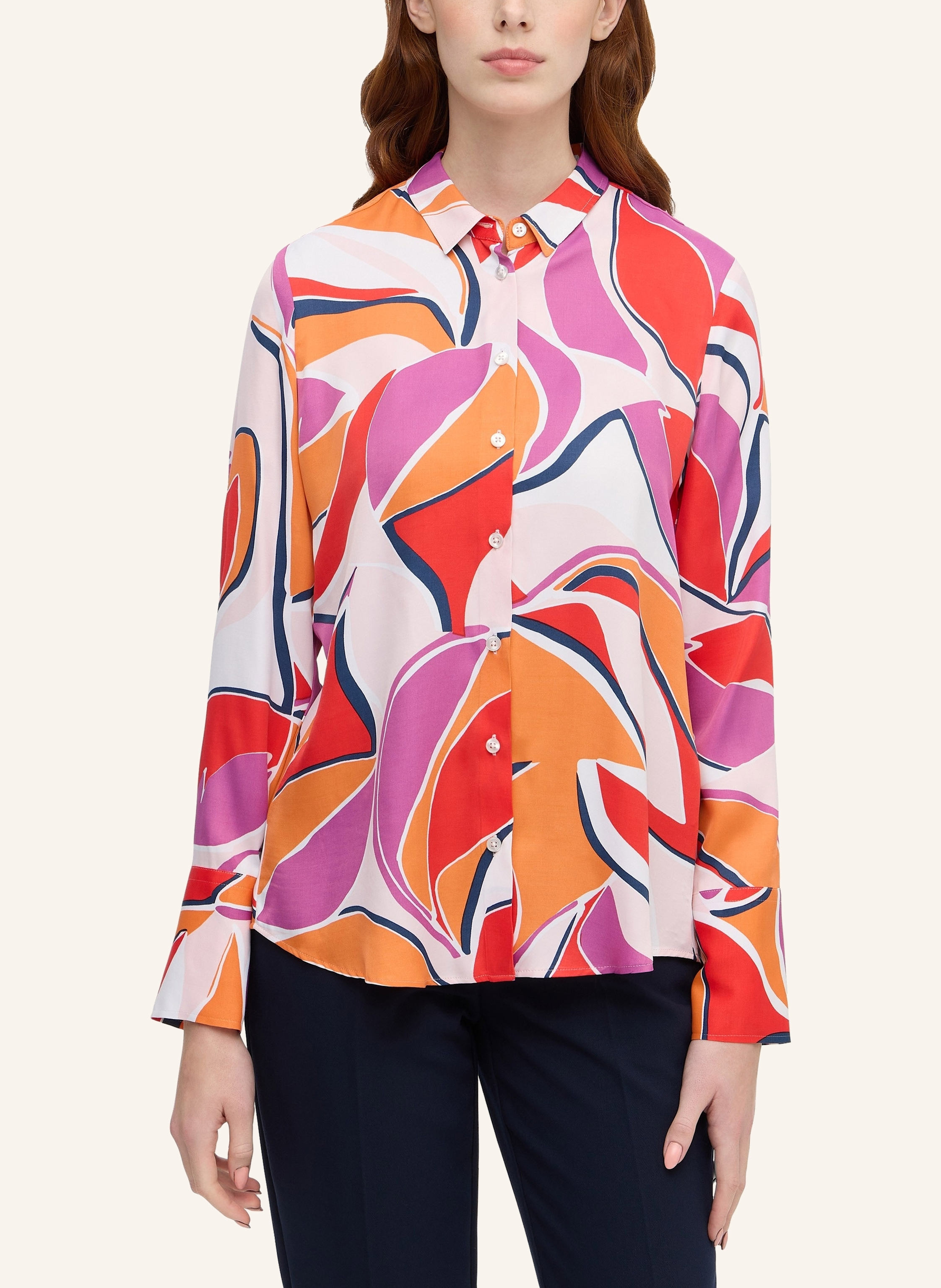 Thumbnail - Eterna Bluse Regular Fit pink