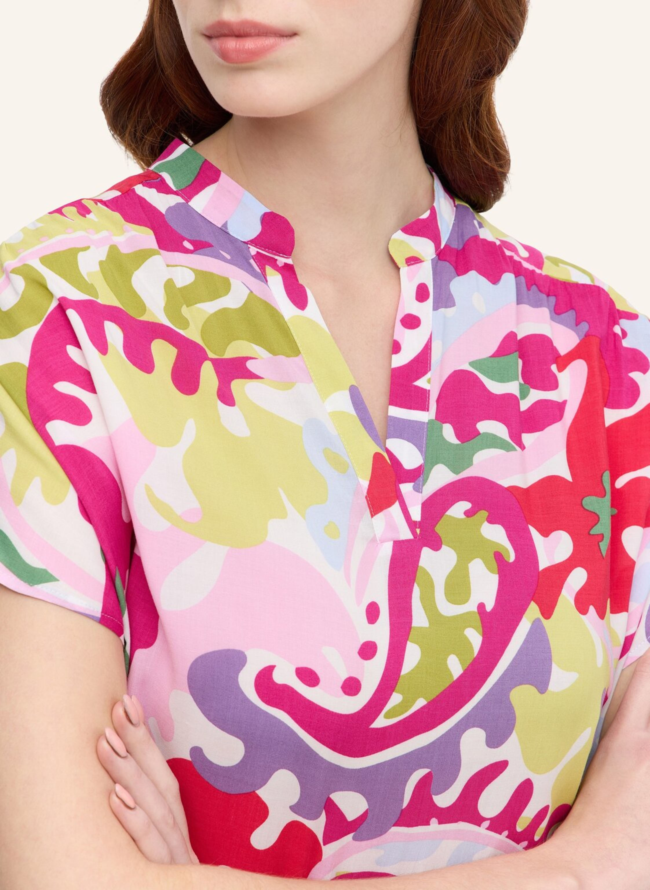 Thumbnail - Eterna Bluse Loose Fit rosa