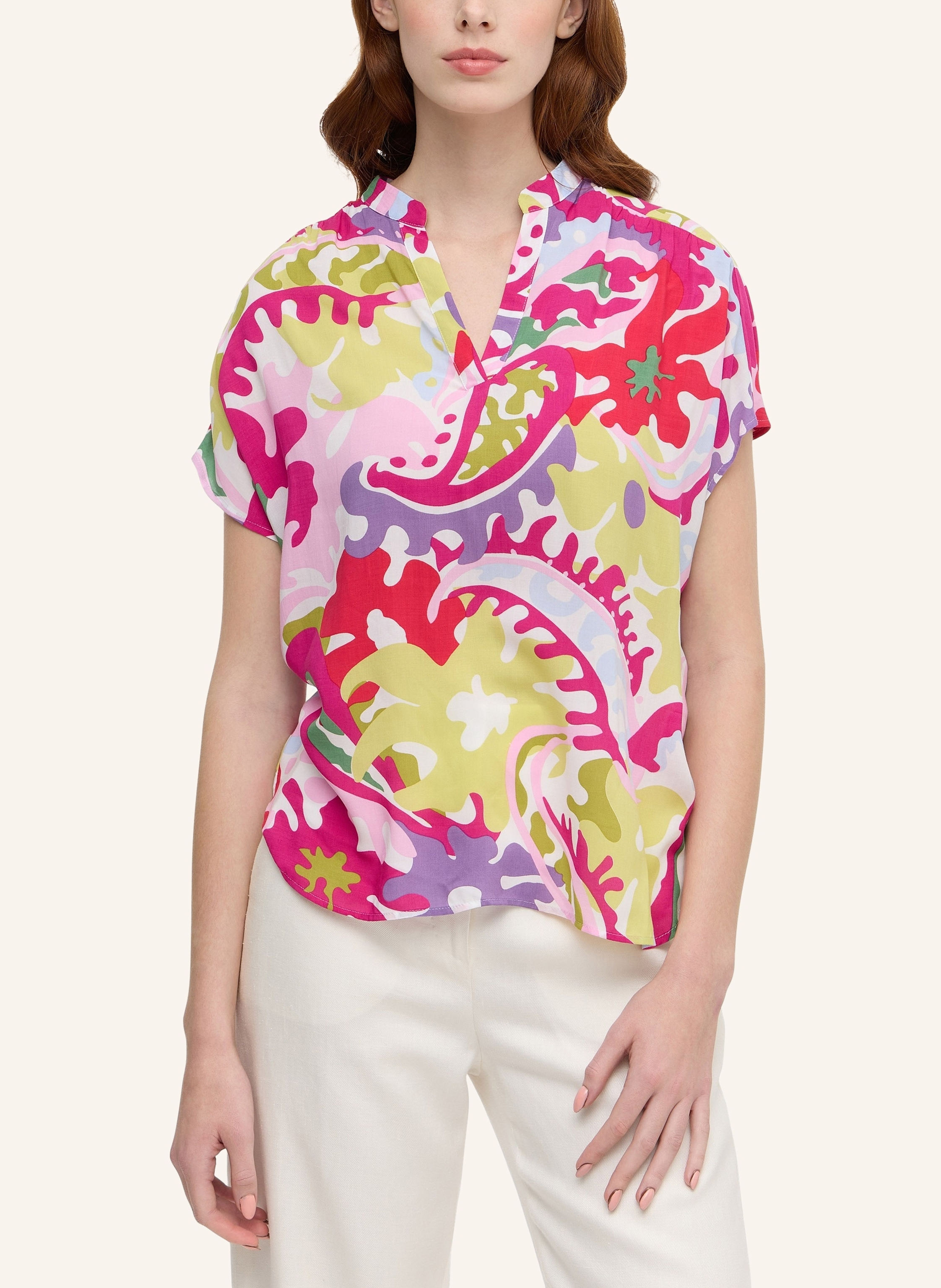 Thumbnail - Eterna Bluse Loose Fit rosa