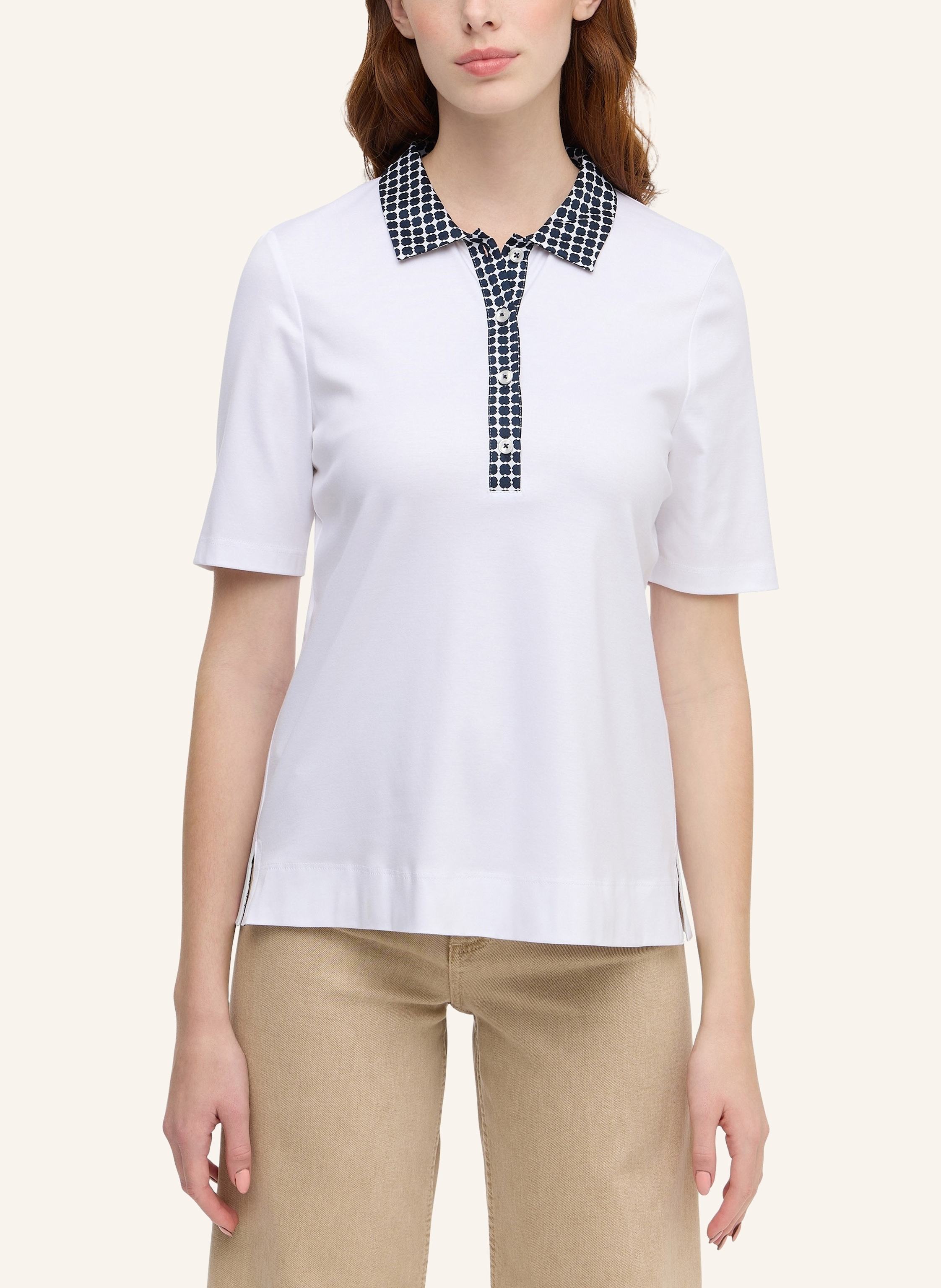 Thumbnail - Eterna Poloshirt Regular Fit weiss