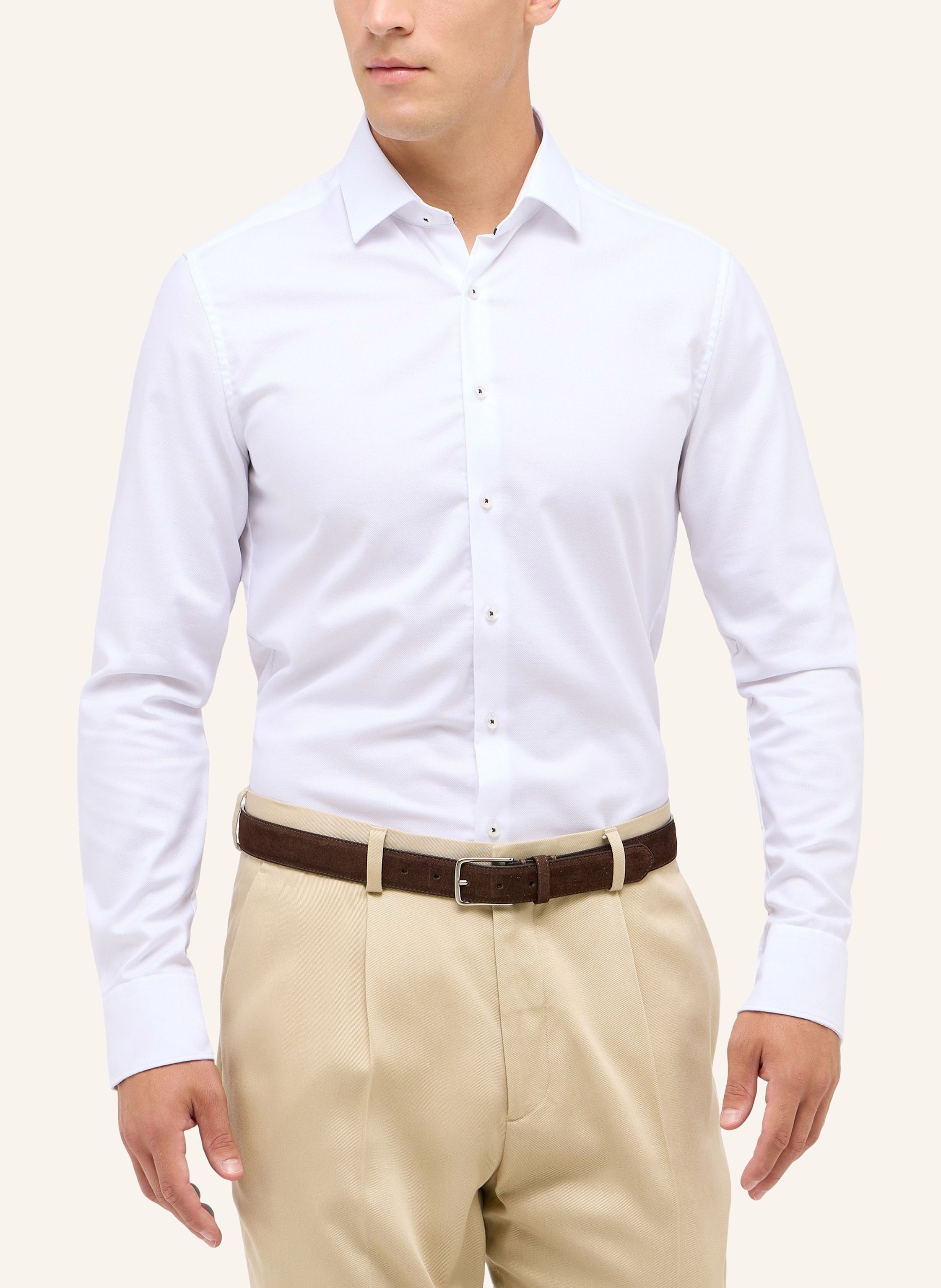 Thumbnail - Eterna Hemd Slim Fit weiss