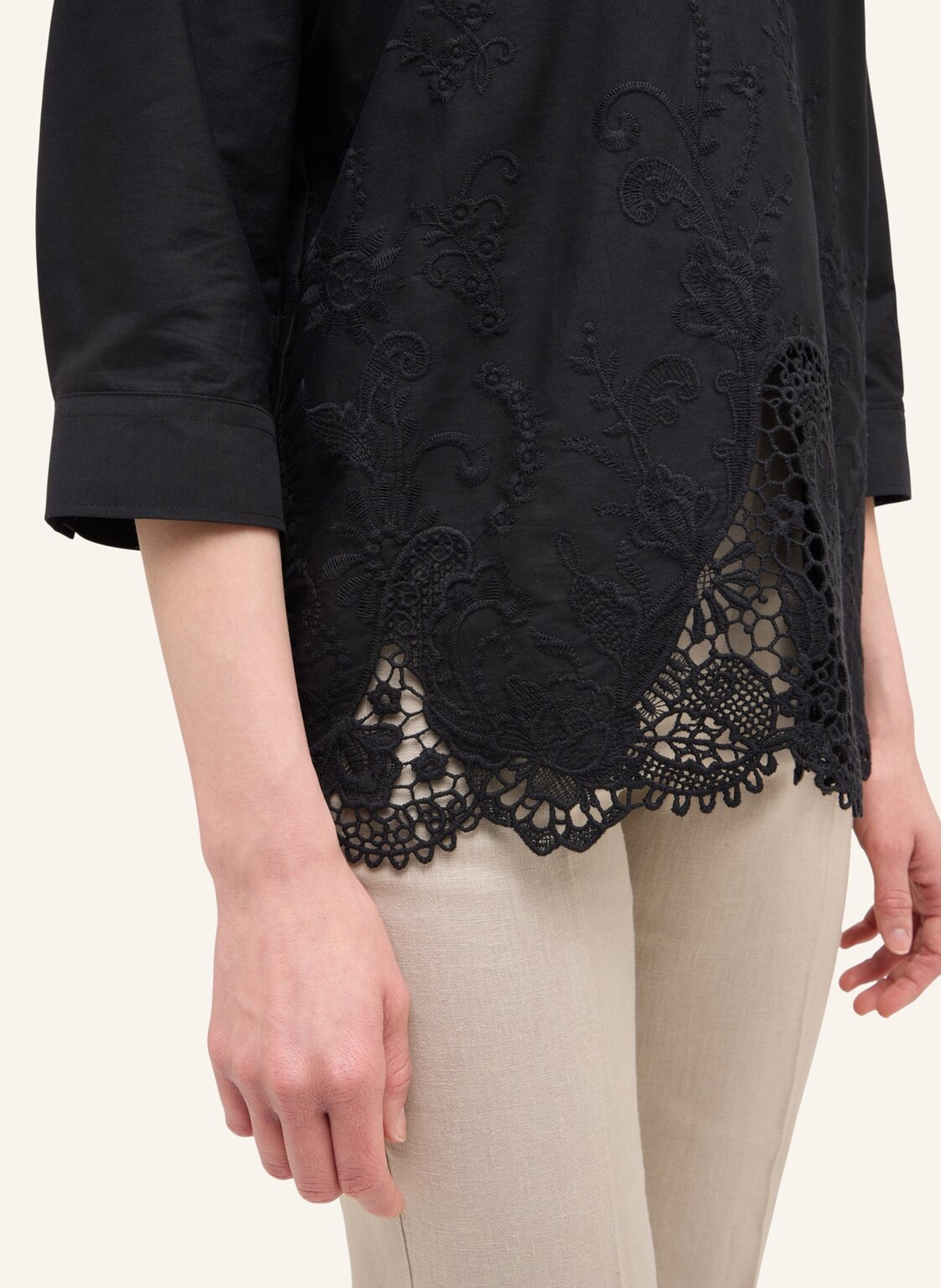 Thumbnail - Eterna Bluse Loose Fit schwarz