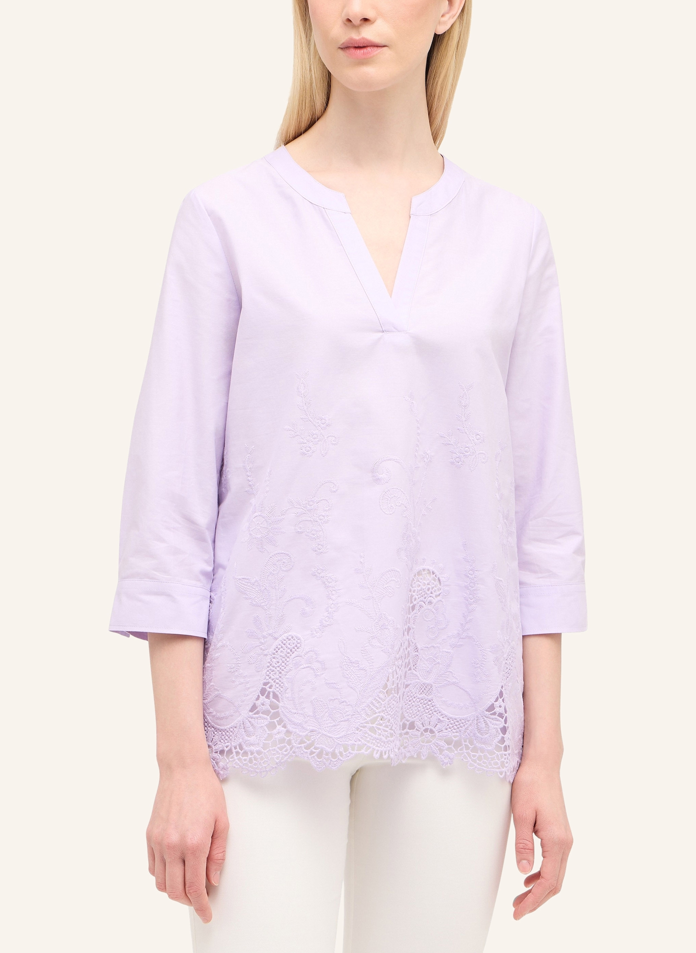 Thumbnail - Eterna Bluse Loose Fit lila
