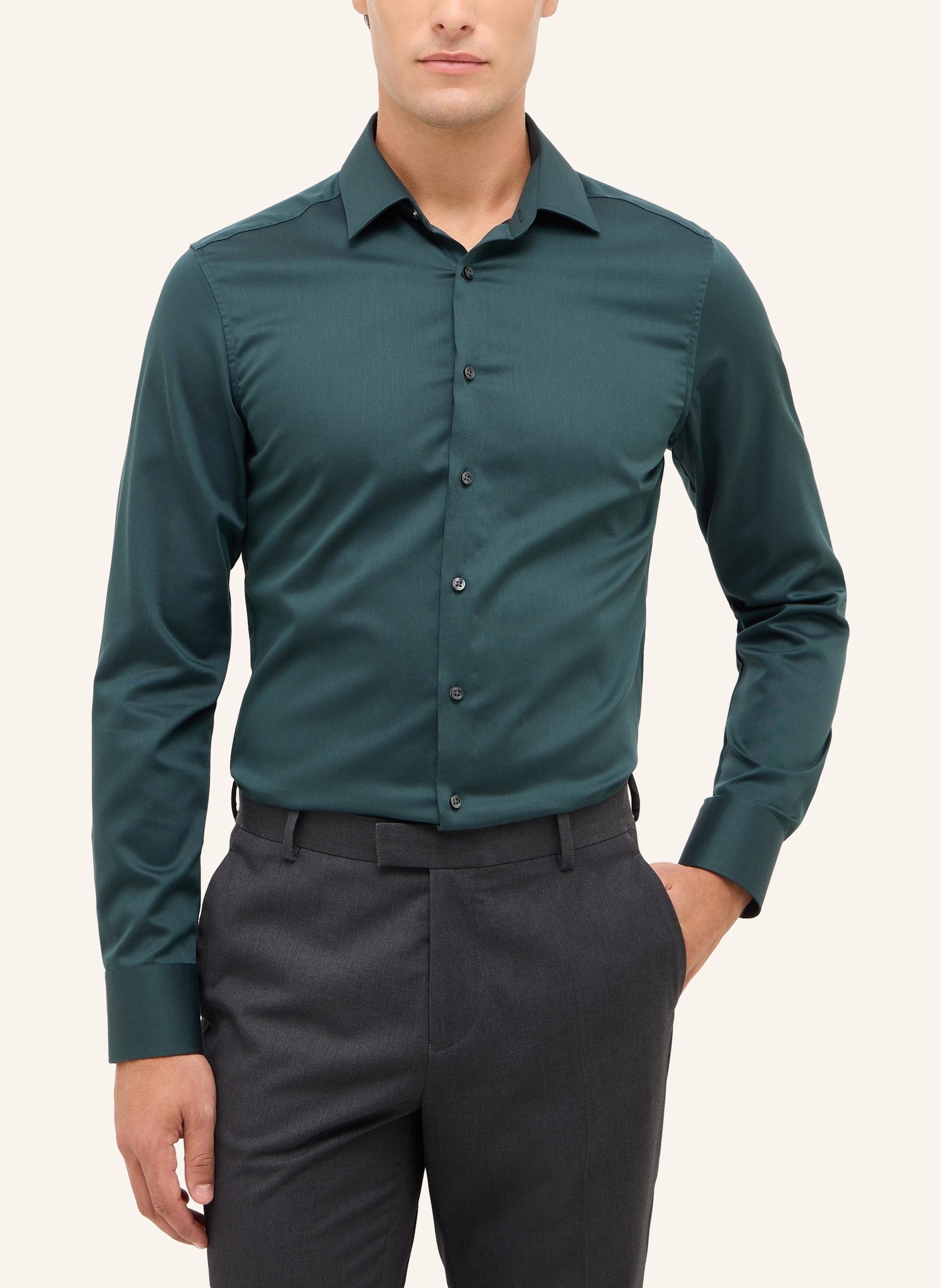 Thumbnail - Eterna Hemd Slim Fit gruen