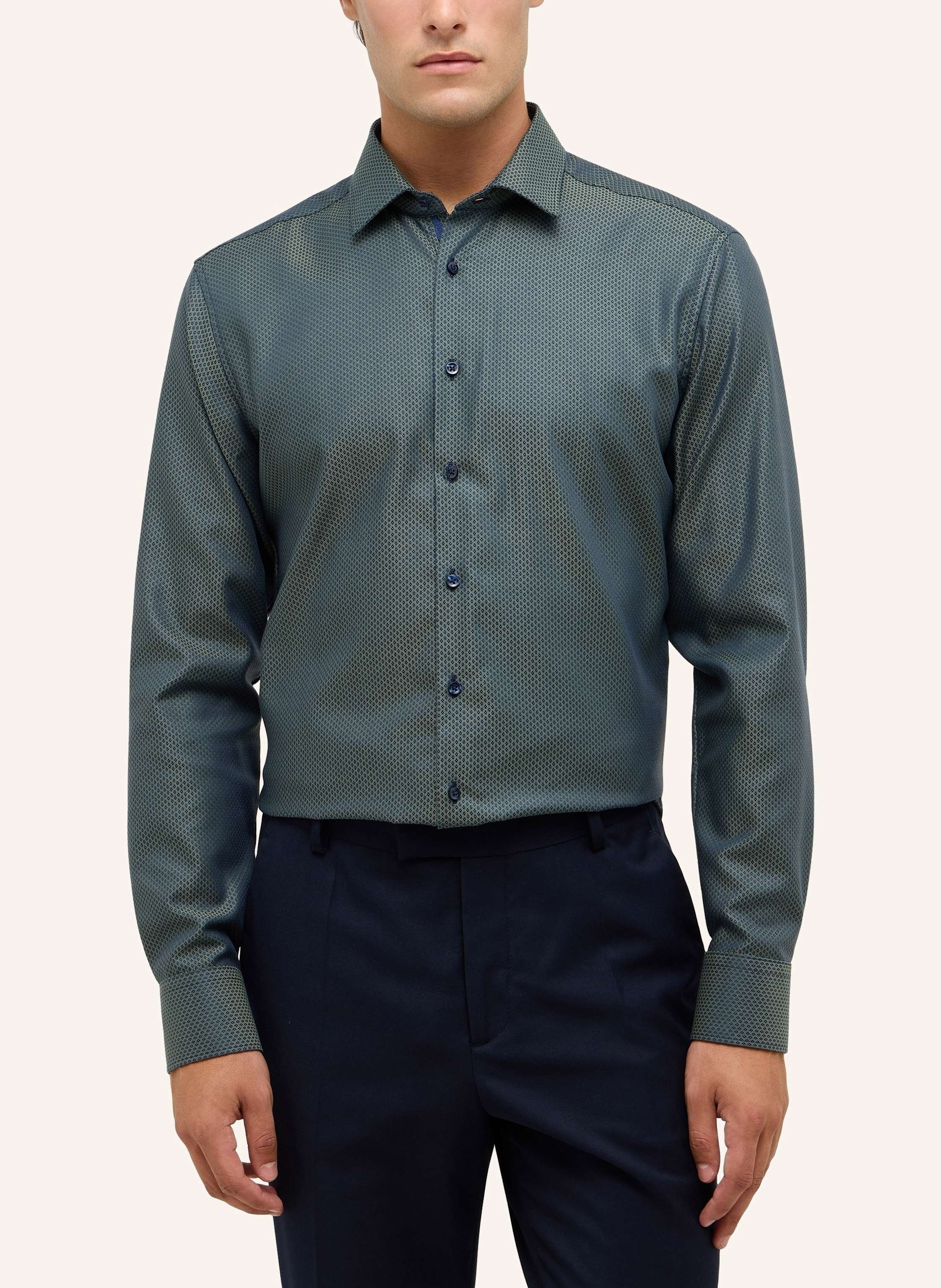 Thumbnail - Eterna Hemd Slim Fit gruen