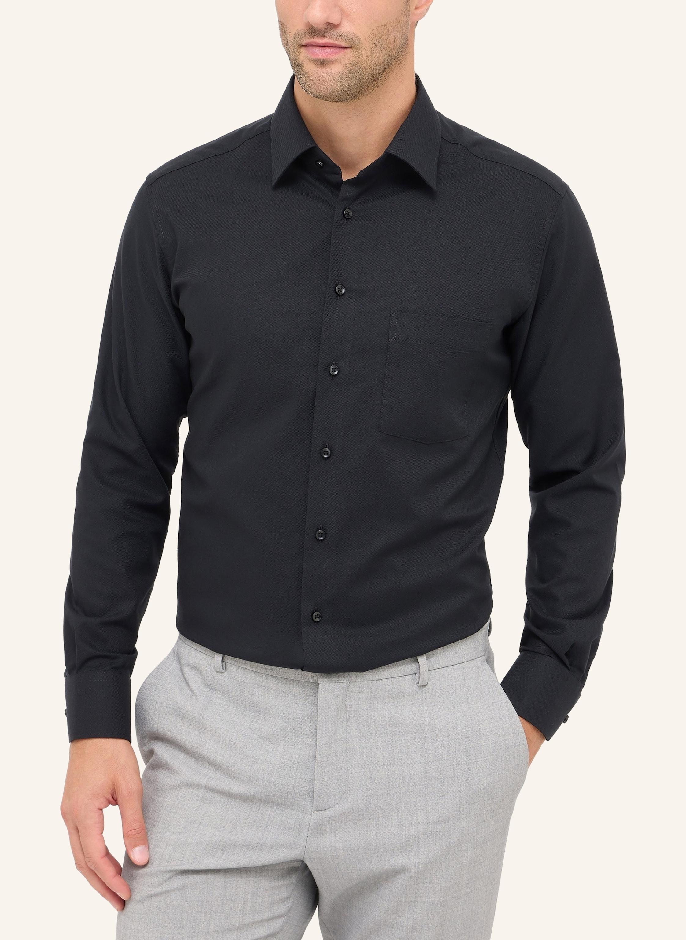 Thumbnail - Eterna Oxfordhemd Modern Fit schwarz