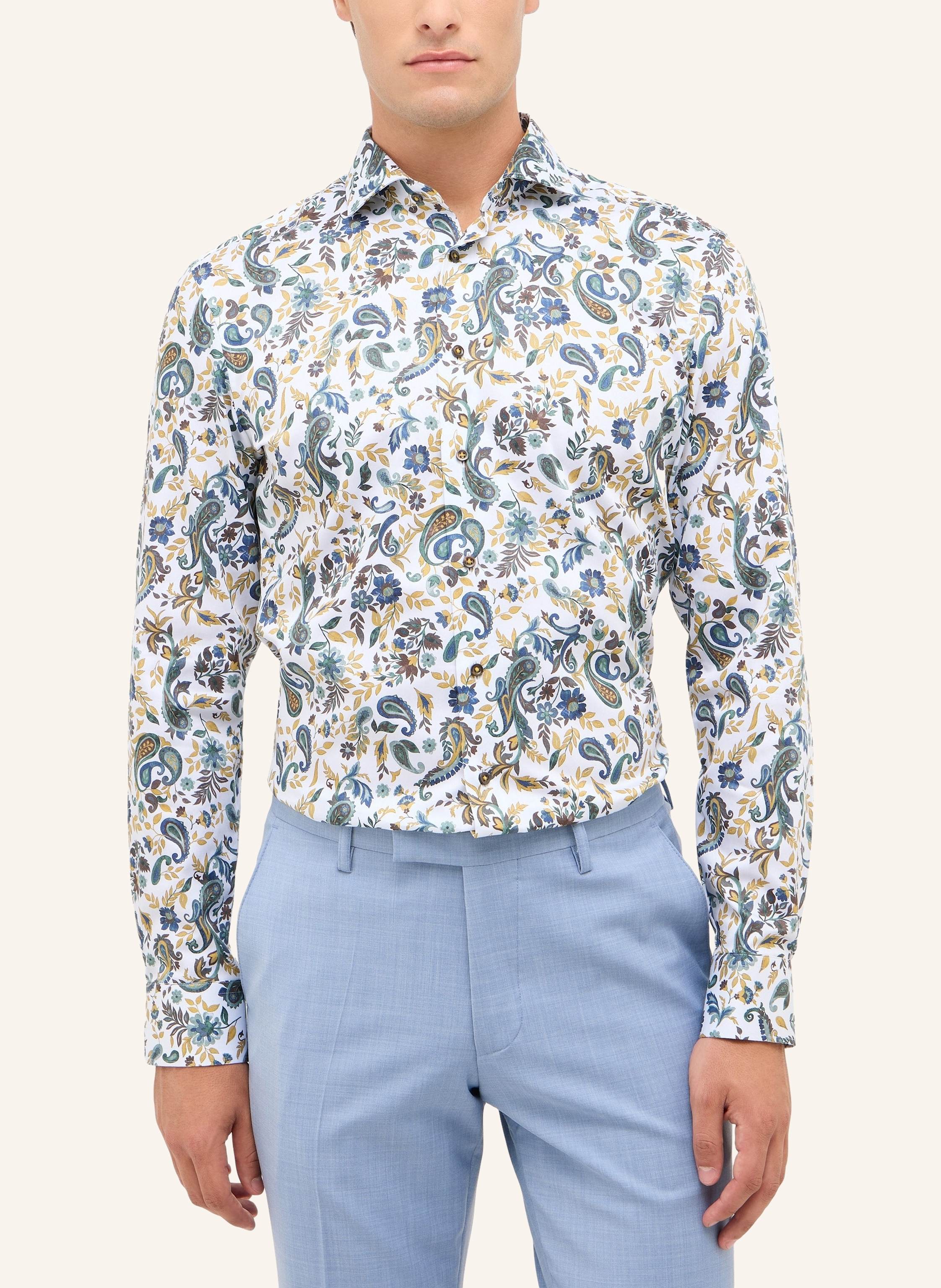 Thumbnail - Eterna Hemd Slim Fit gelb