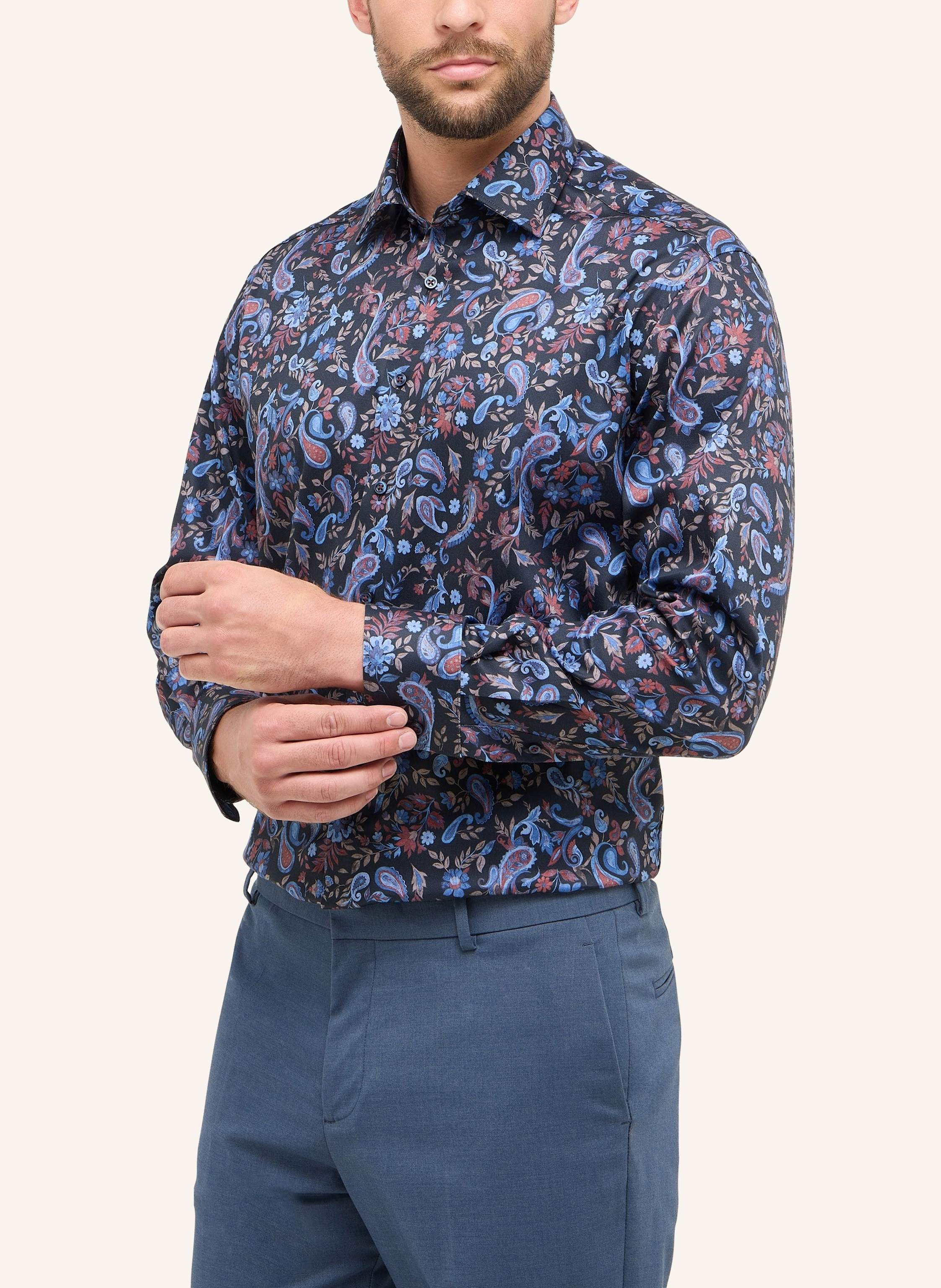 Thumbnail - Eterna Hemd Comfort Fit blau