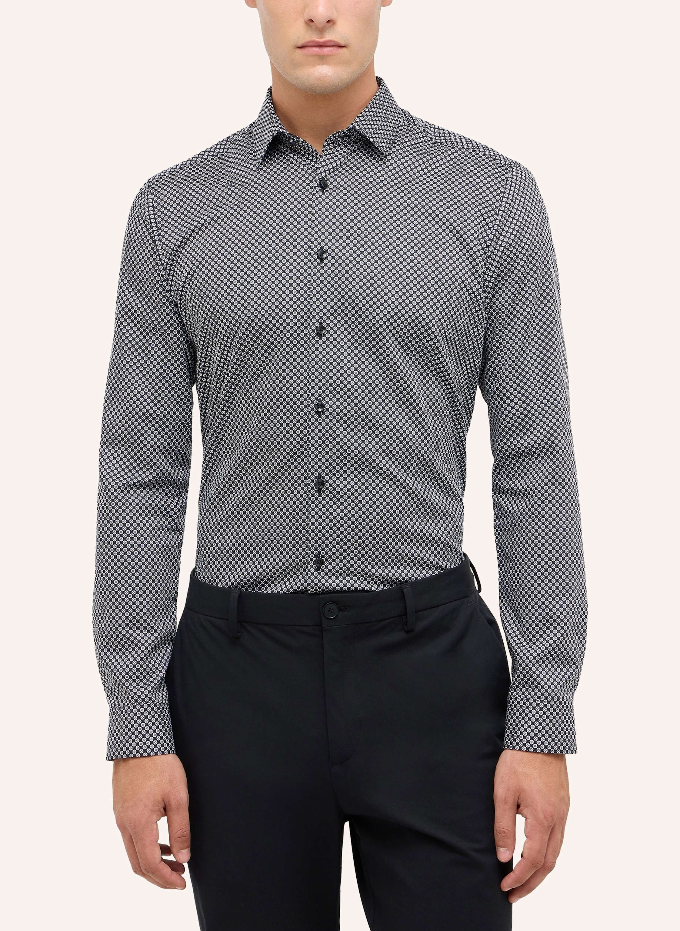 Thumbnail - Eterna Hemd Super Slim grau