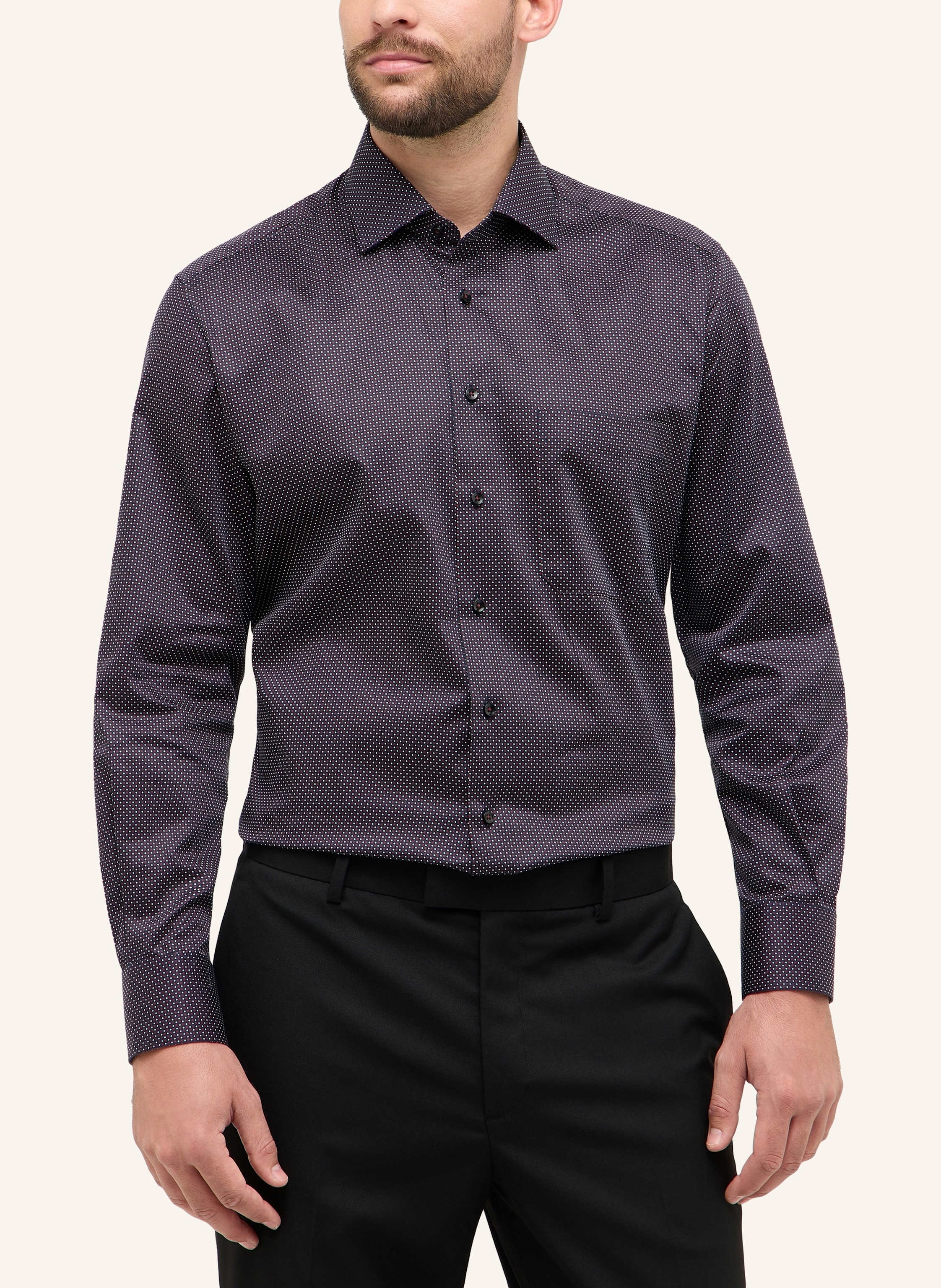 Thumbnail - Eterna Hemd Comfort Fit rot